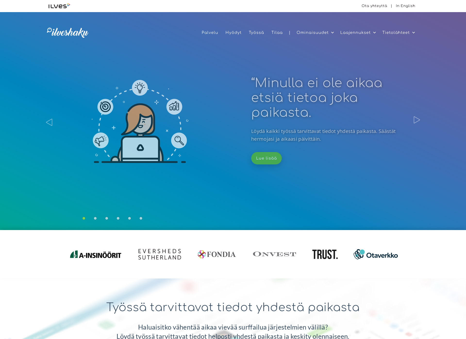 Screenshot for ilveshaku.fi