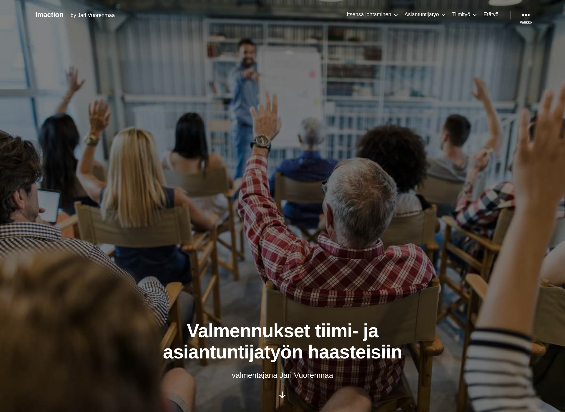 Skärmdump för imaction.fi