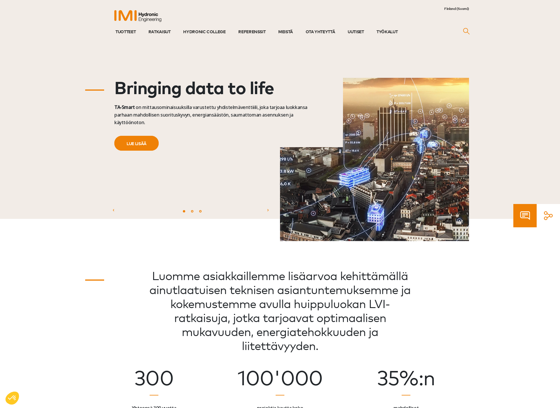 Screenshot for imihydronic.fi