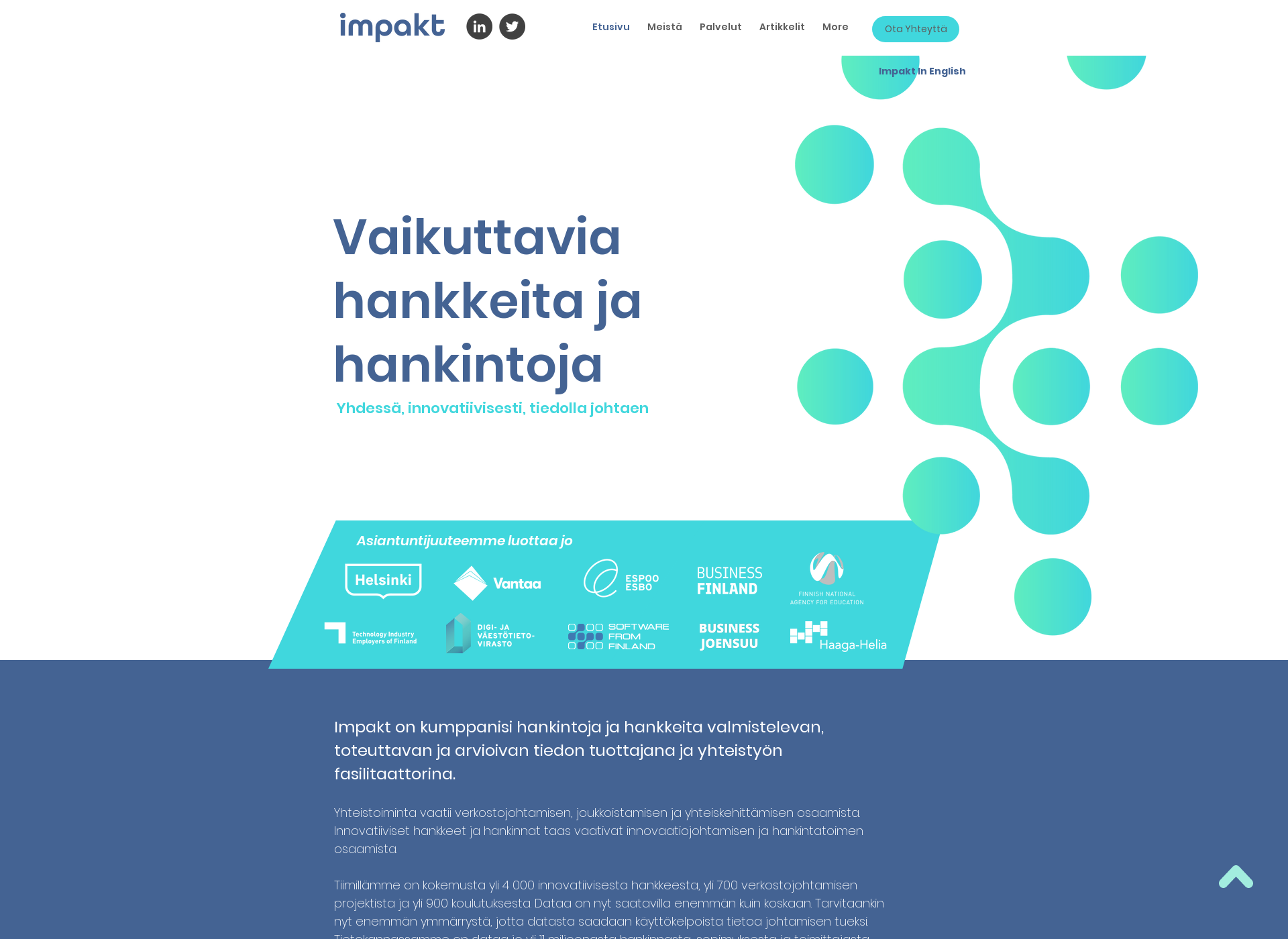 Screenshot for impakt.fi