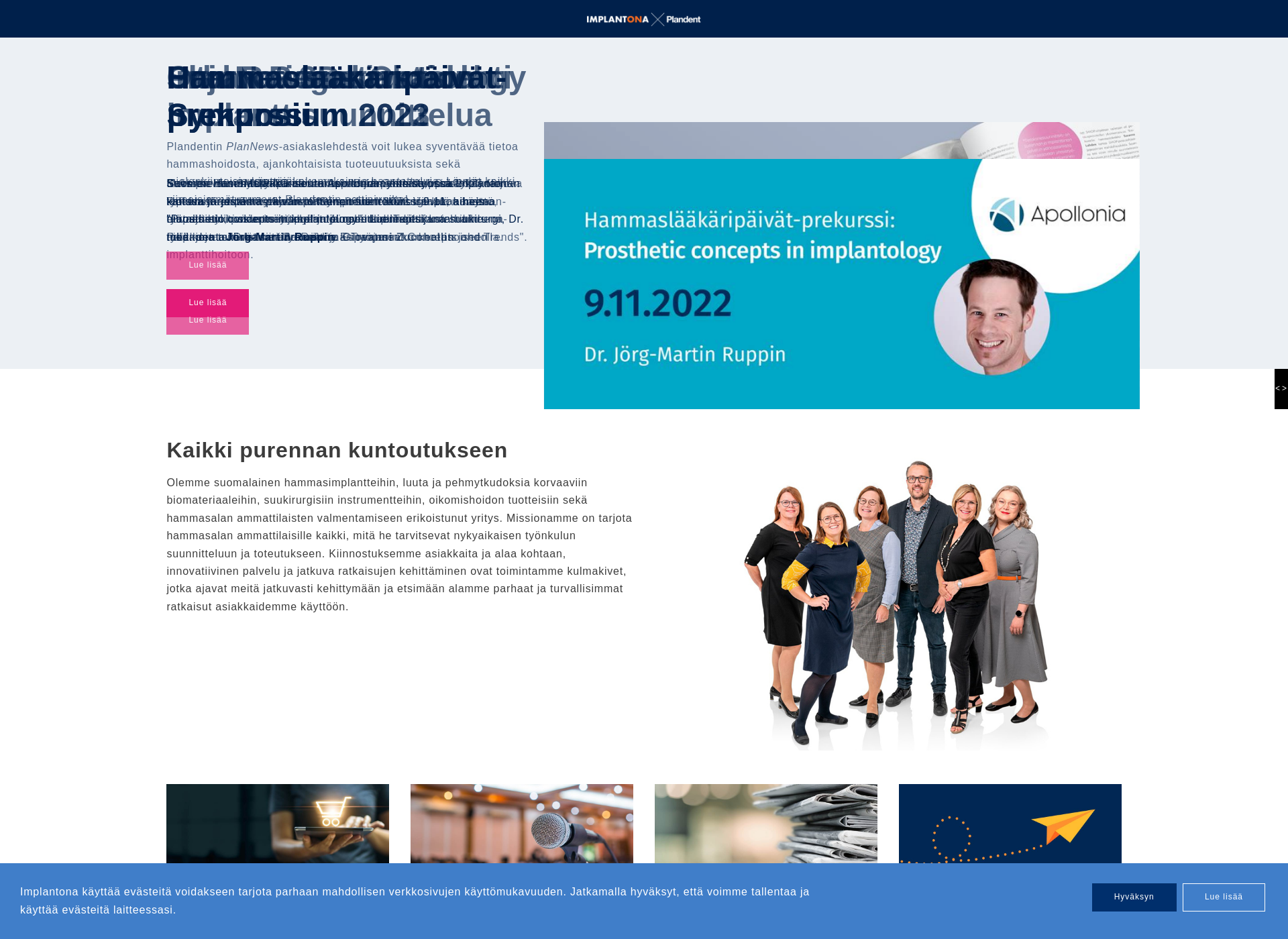 Screenshot for implantona.fi