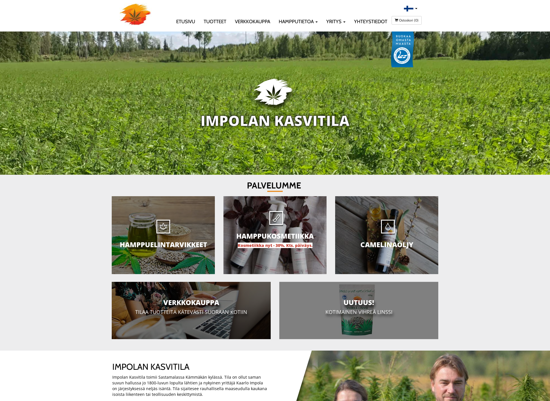 Screenshot for impolan.fi