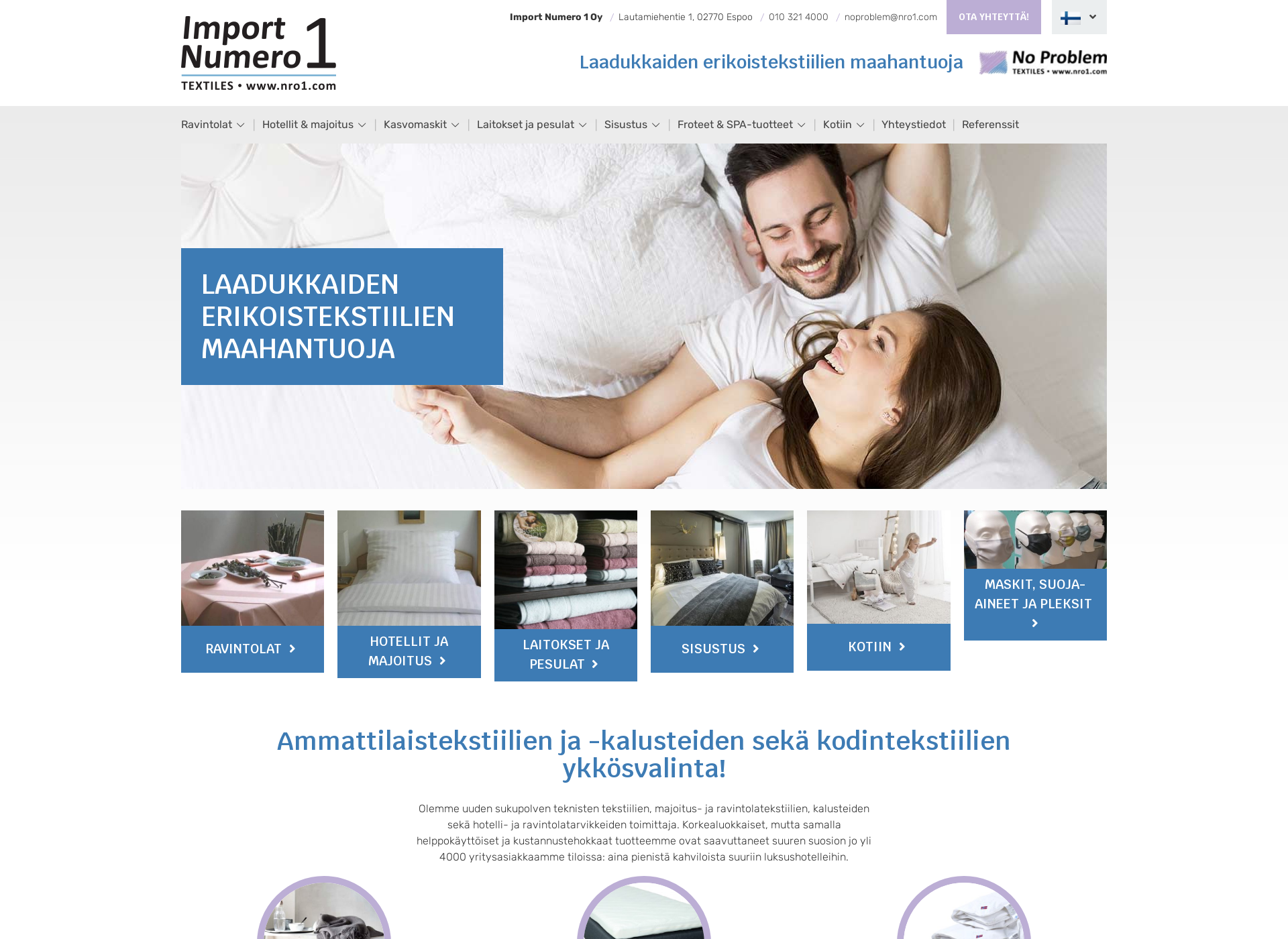 Screenshot for importnumero1.fi