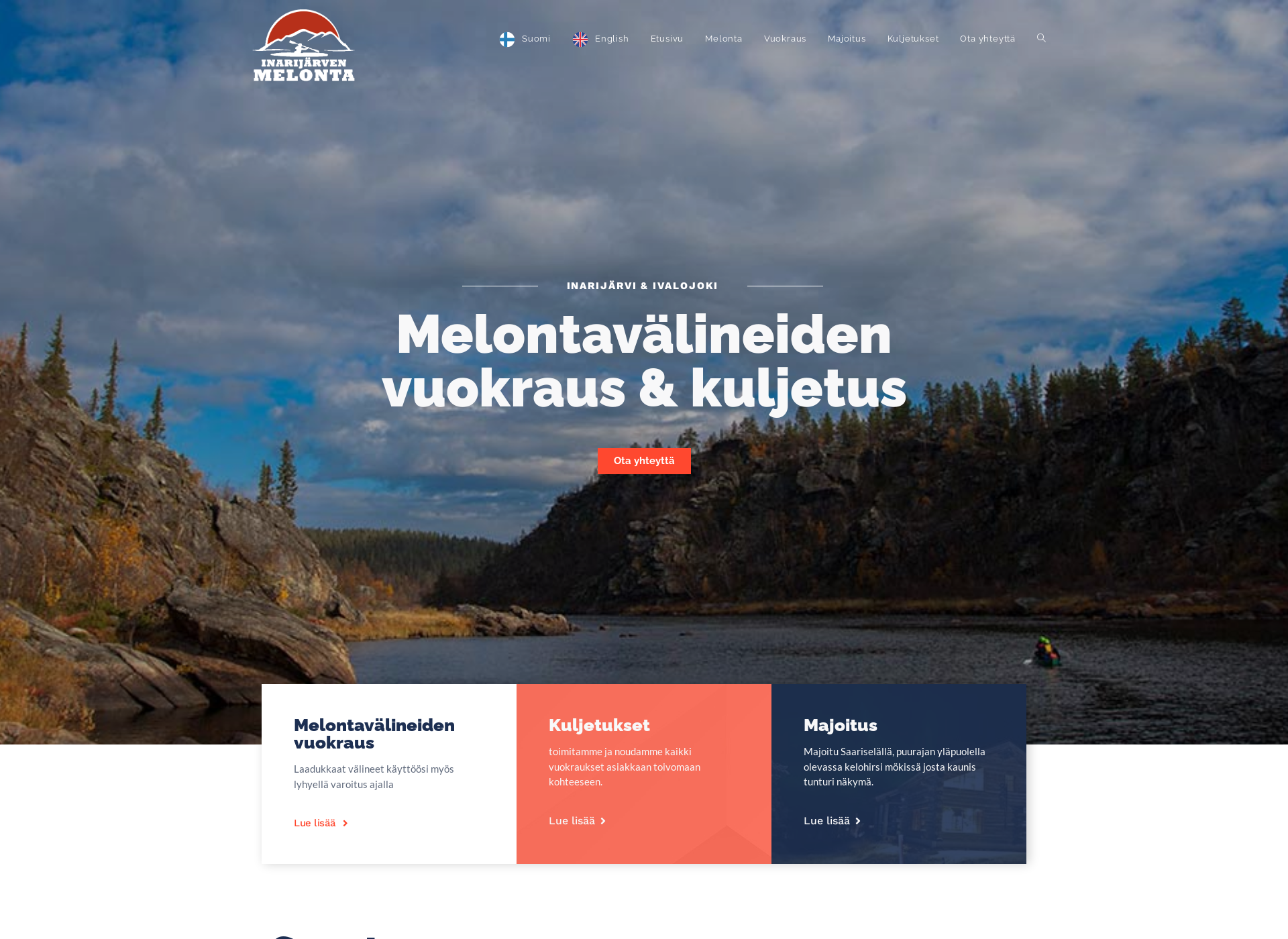 Screenshot for inarijarvenmelonta.fi