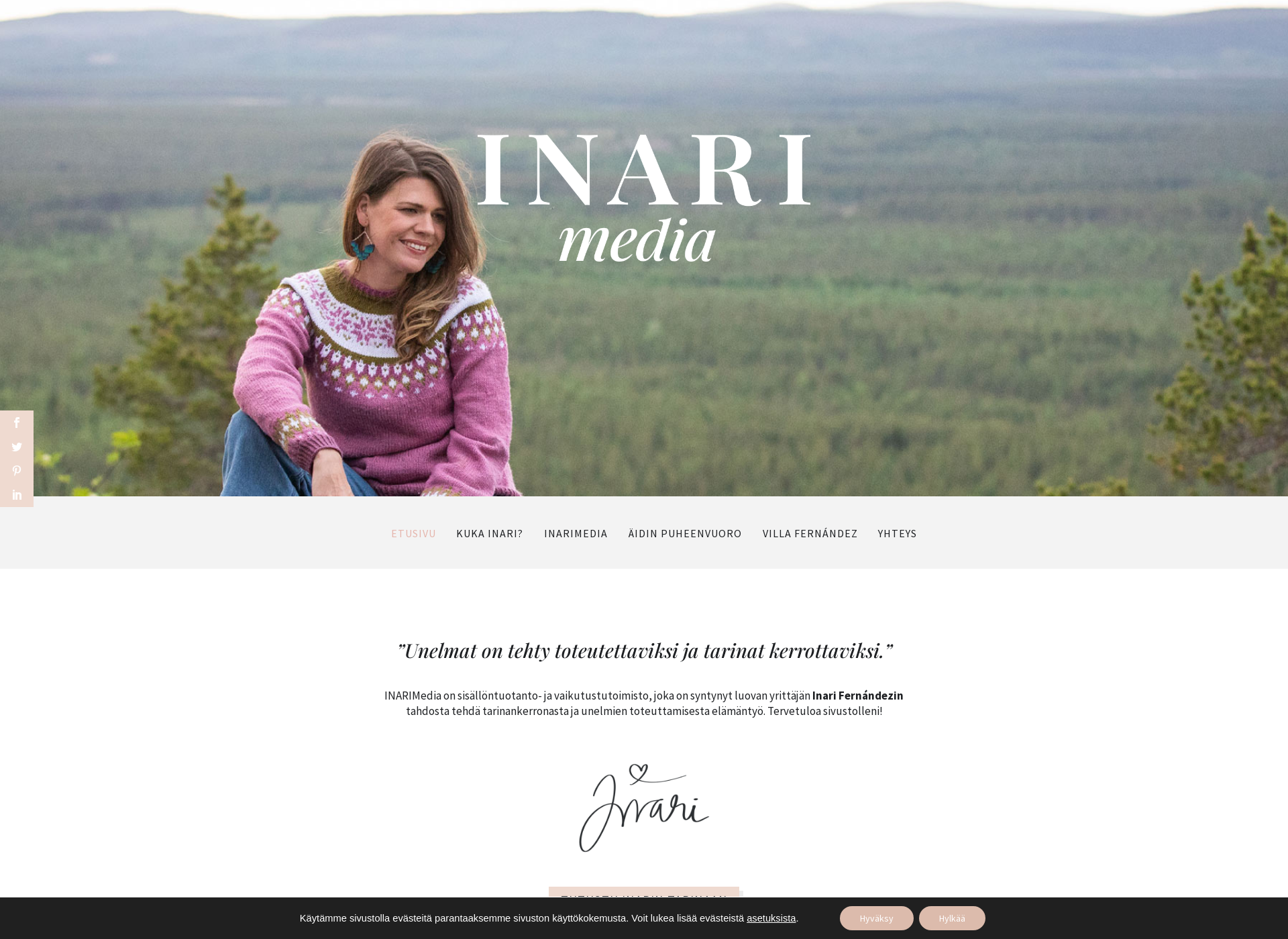 Screenshot for inarimedia.fi