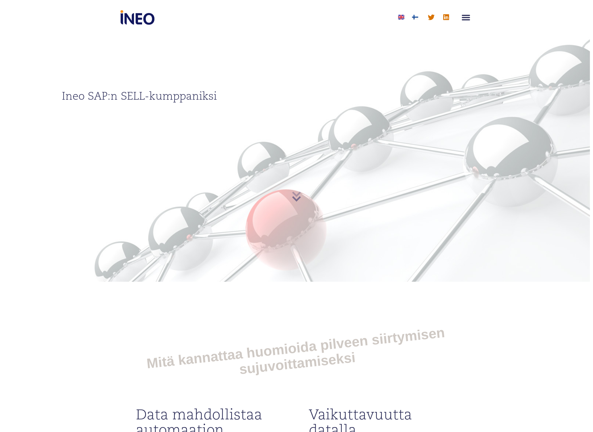 Skärmdump för ineo.fi