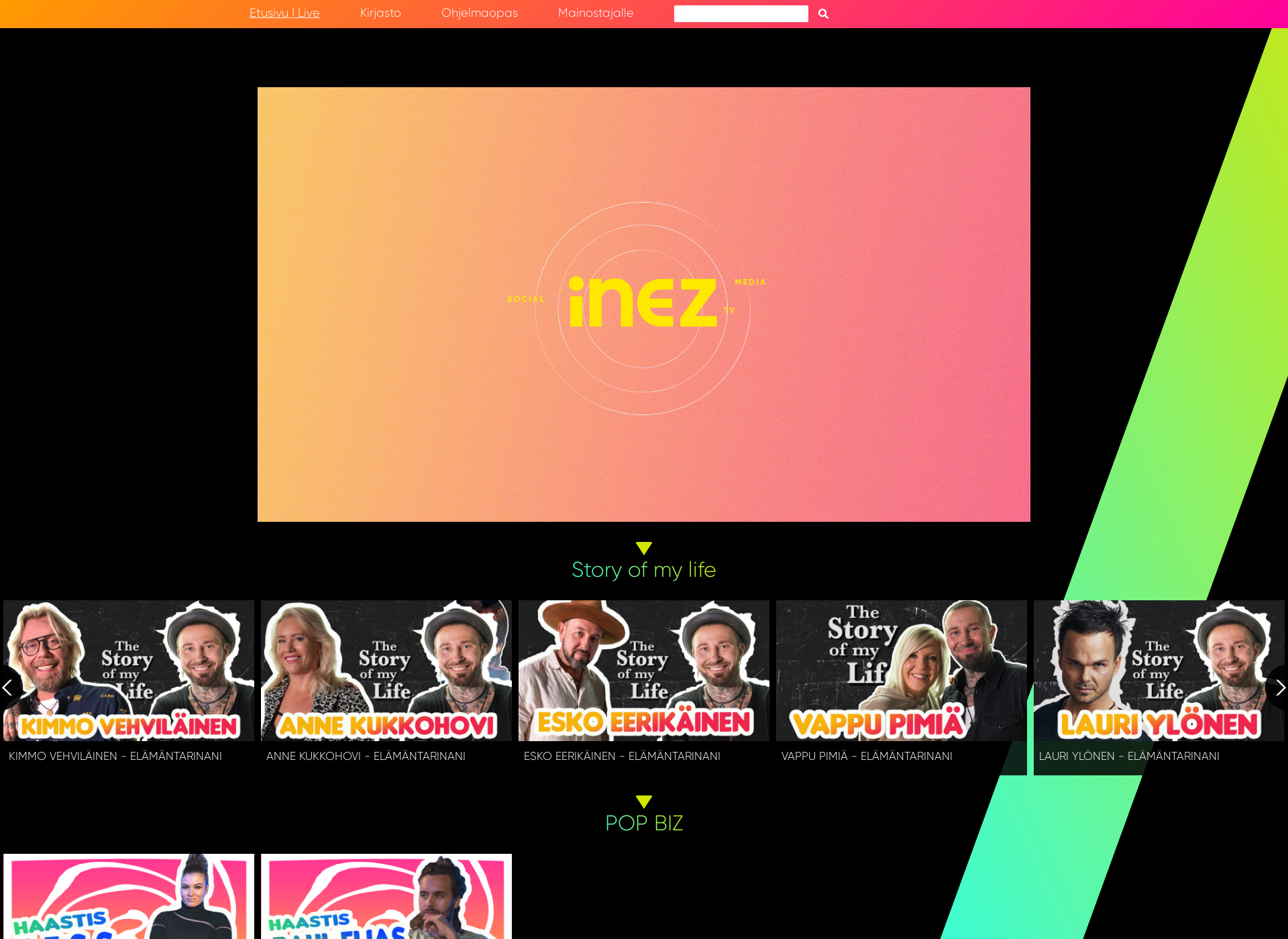 Screenshot for inez.fi