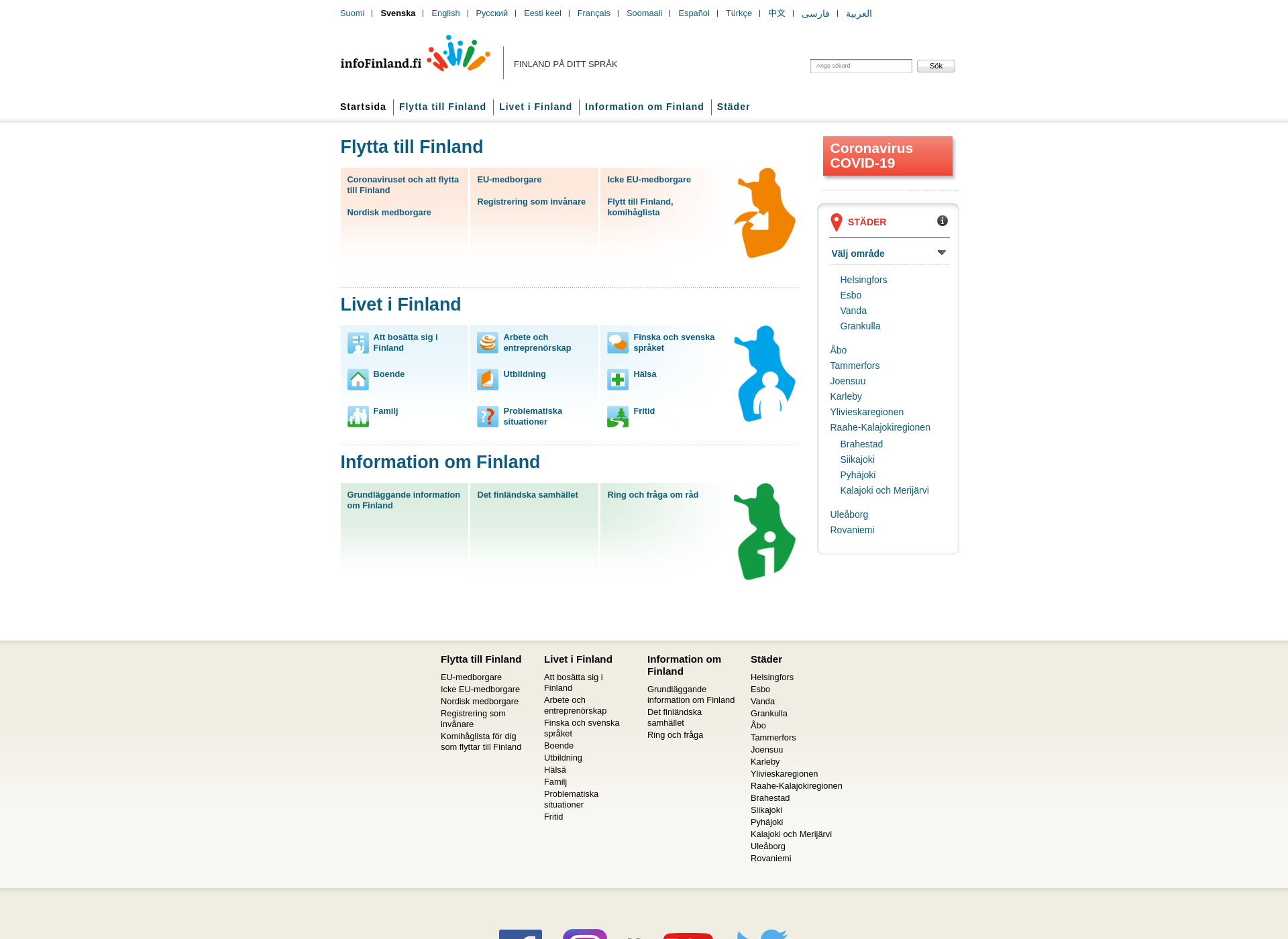 Screenshot for infobanken.fi