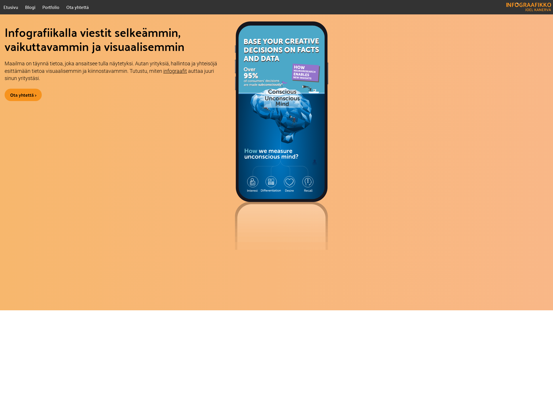 Screenshot for infograafikko.fi