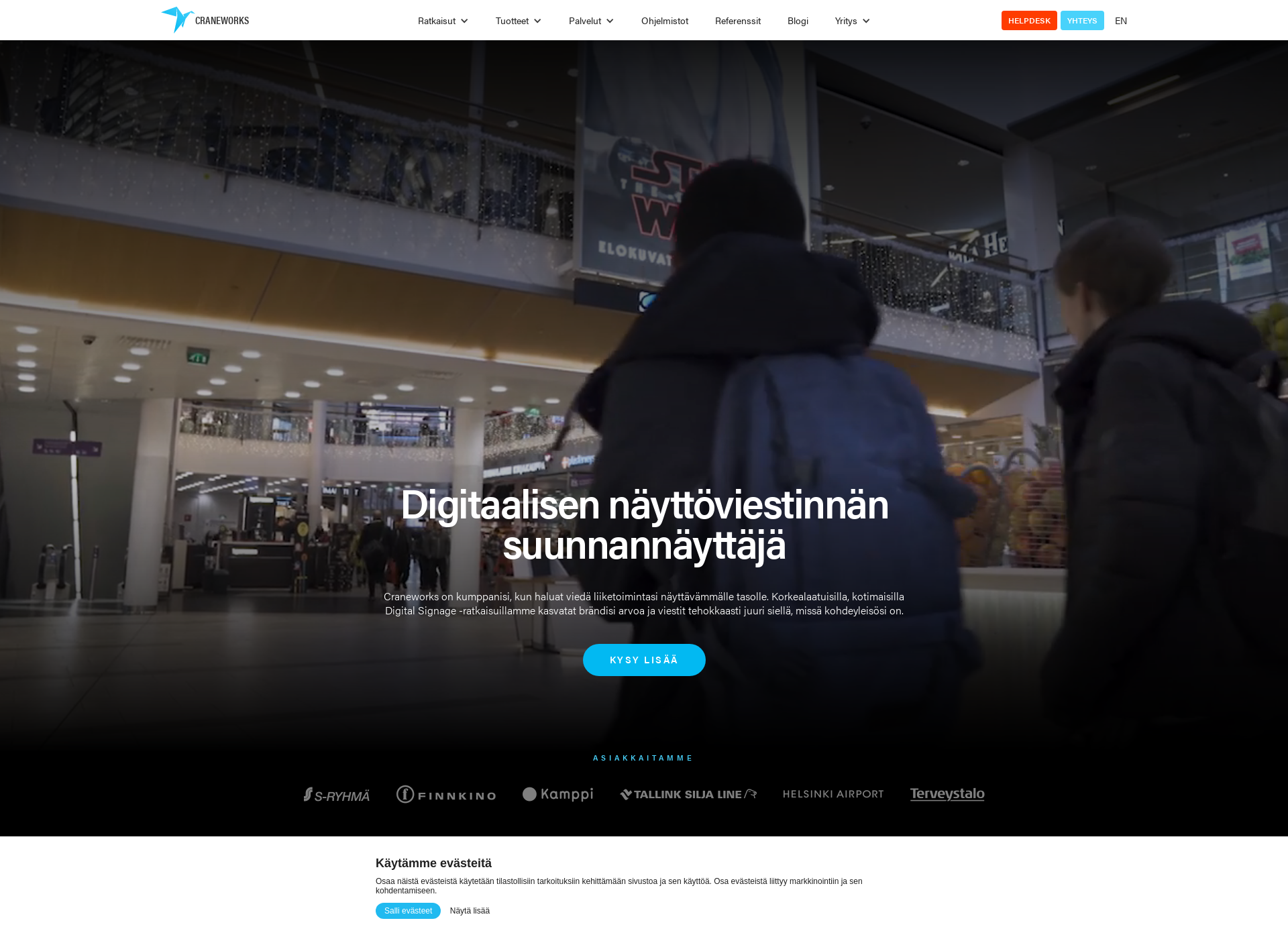 Skärmdump för infomonitor.fi