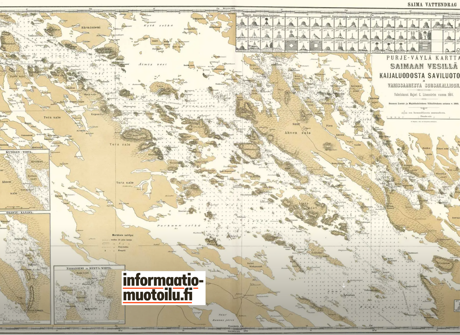 Screenshot for informaatiomuotoilu.fi