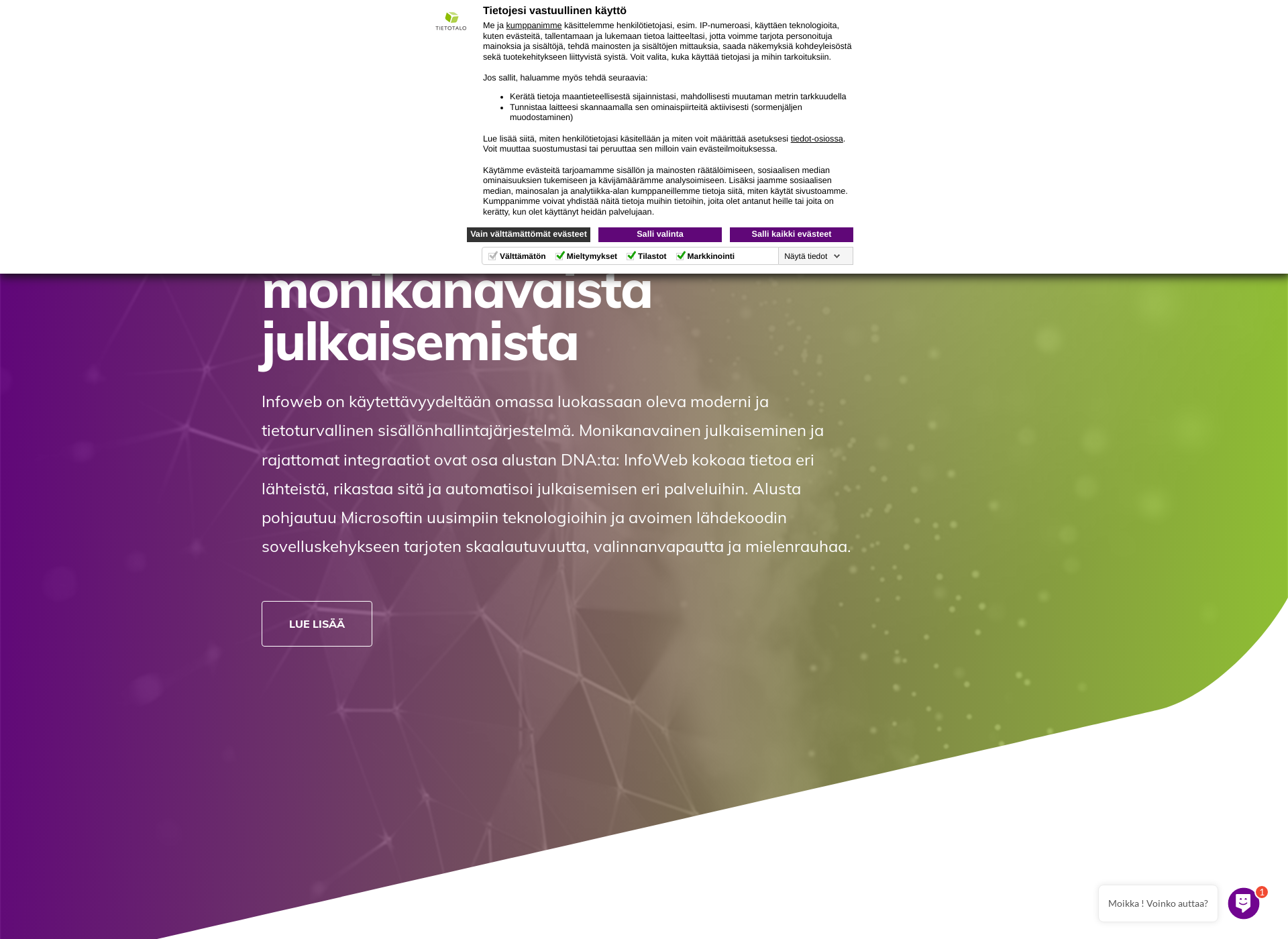 Screenshot for infoweb.fi