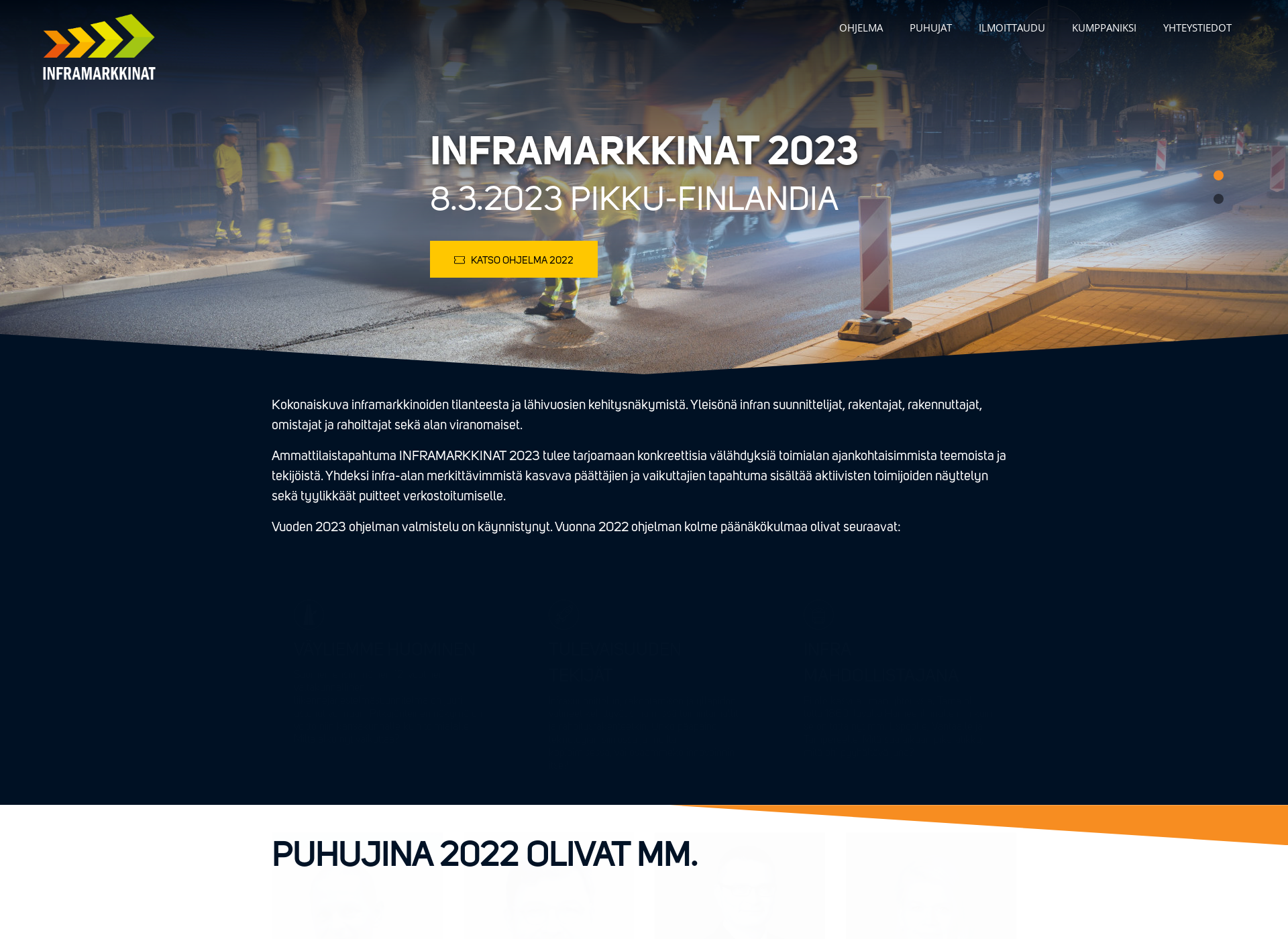 Screenshot for inframarkkinat.fi