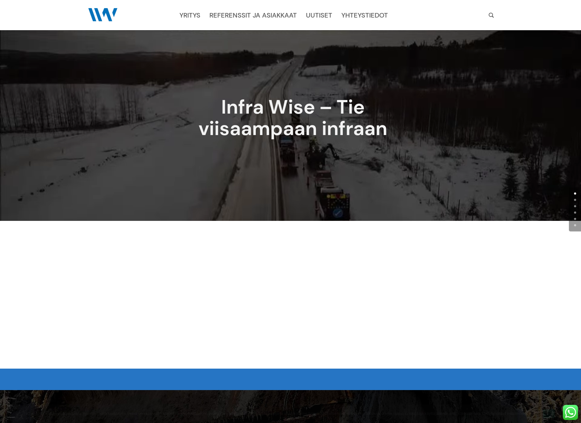 Screenshot for infrawise.fi