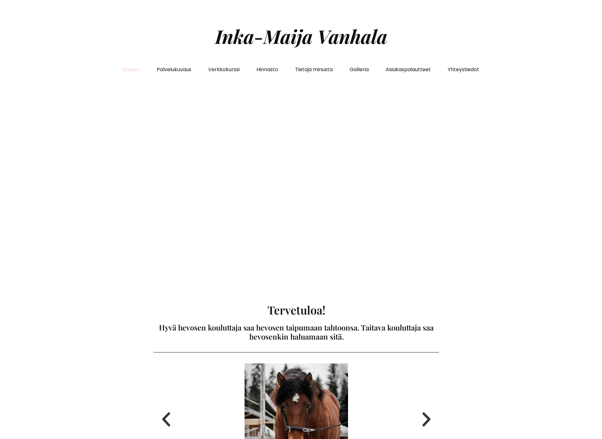 Skärmdump för inkamaijavanhala.fi