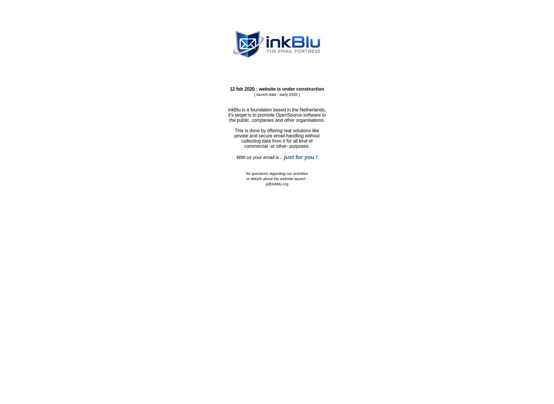 Screenshot for inkblu.fi