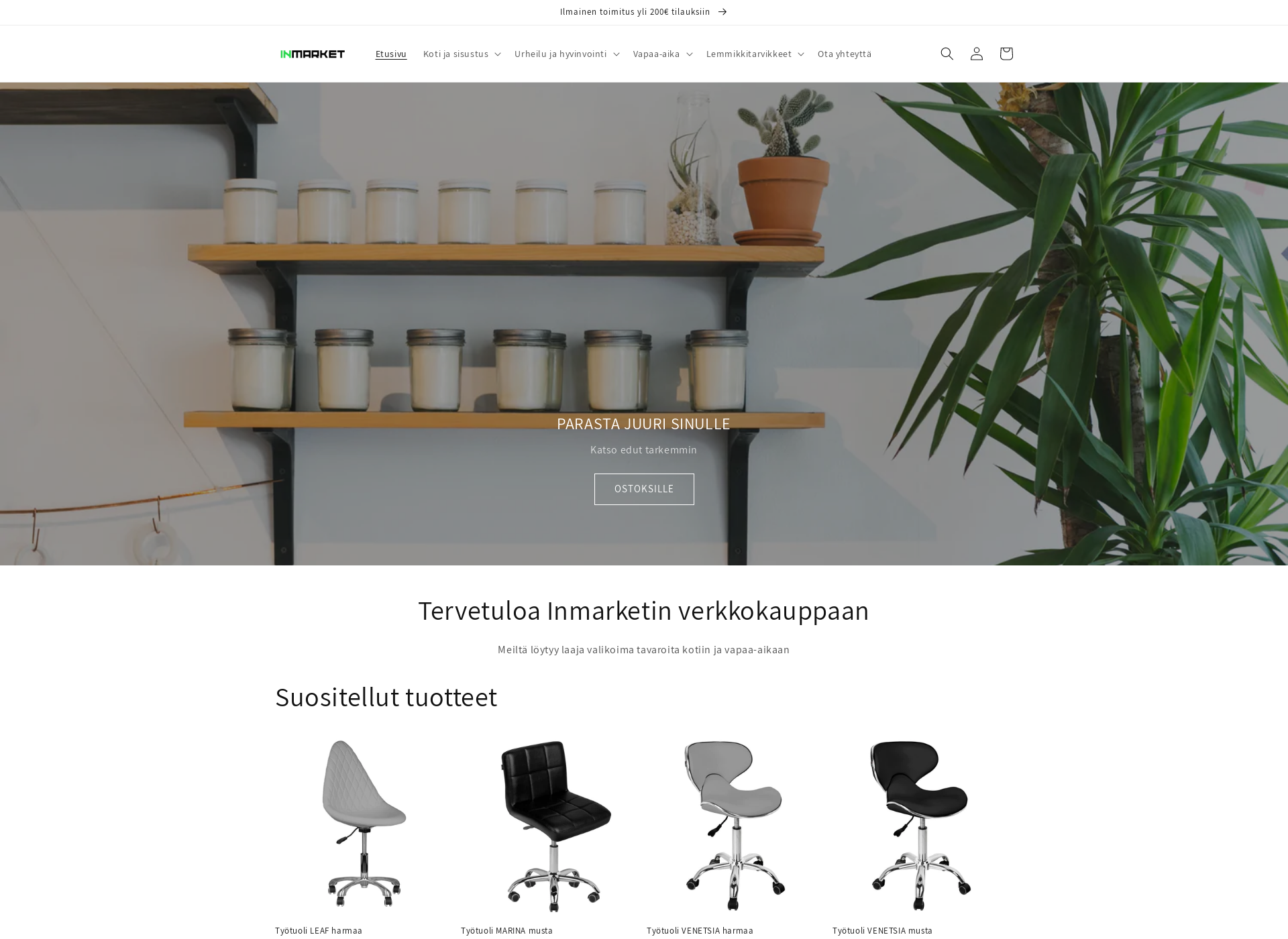 Screenshot for inmarket.fi