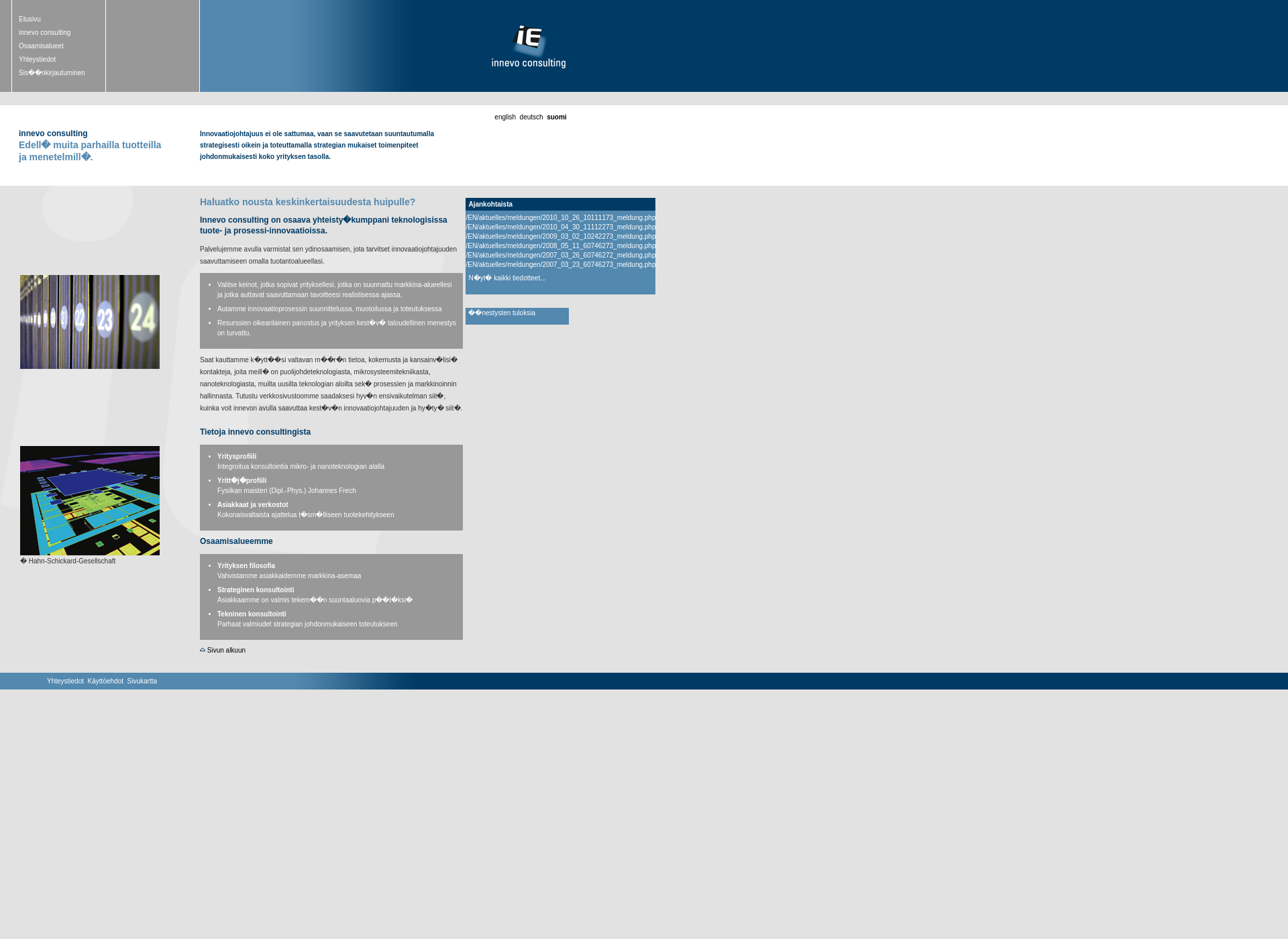 Screenshot for innevo-consulting.fi