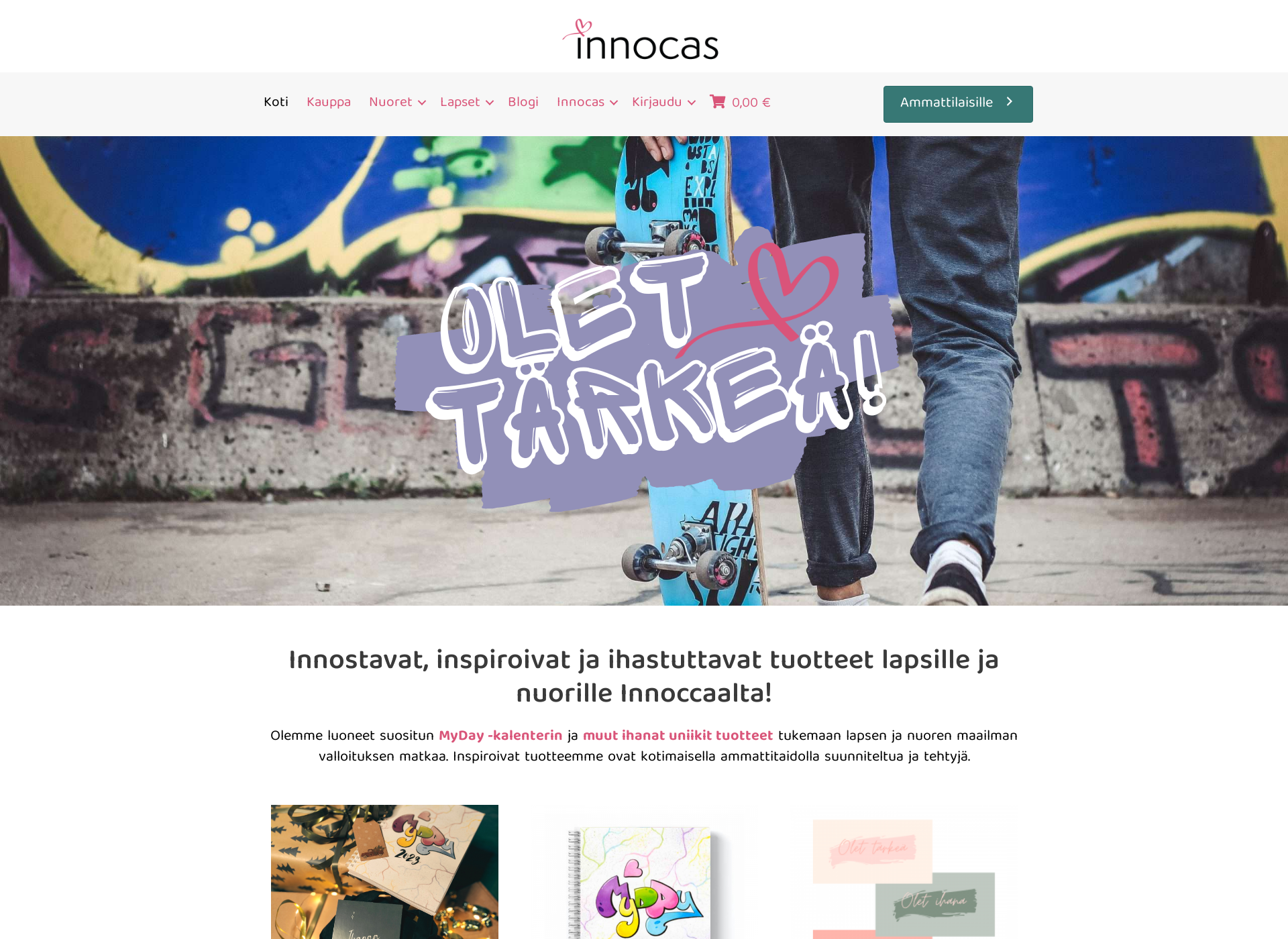 Screenshot for innocas.fi