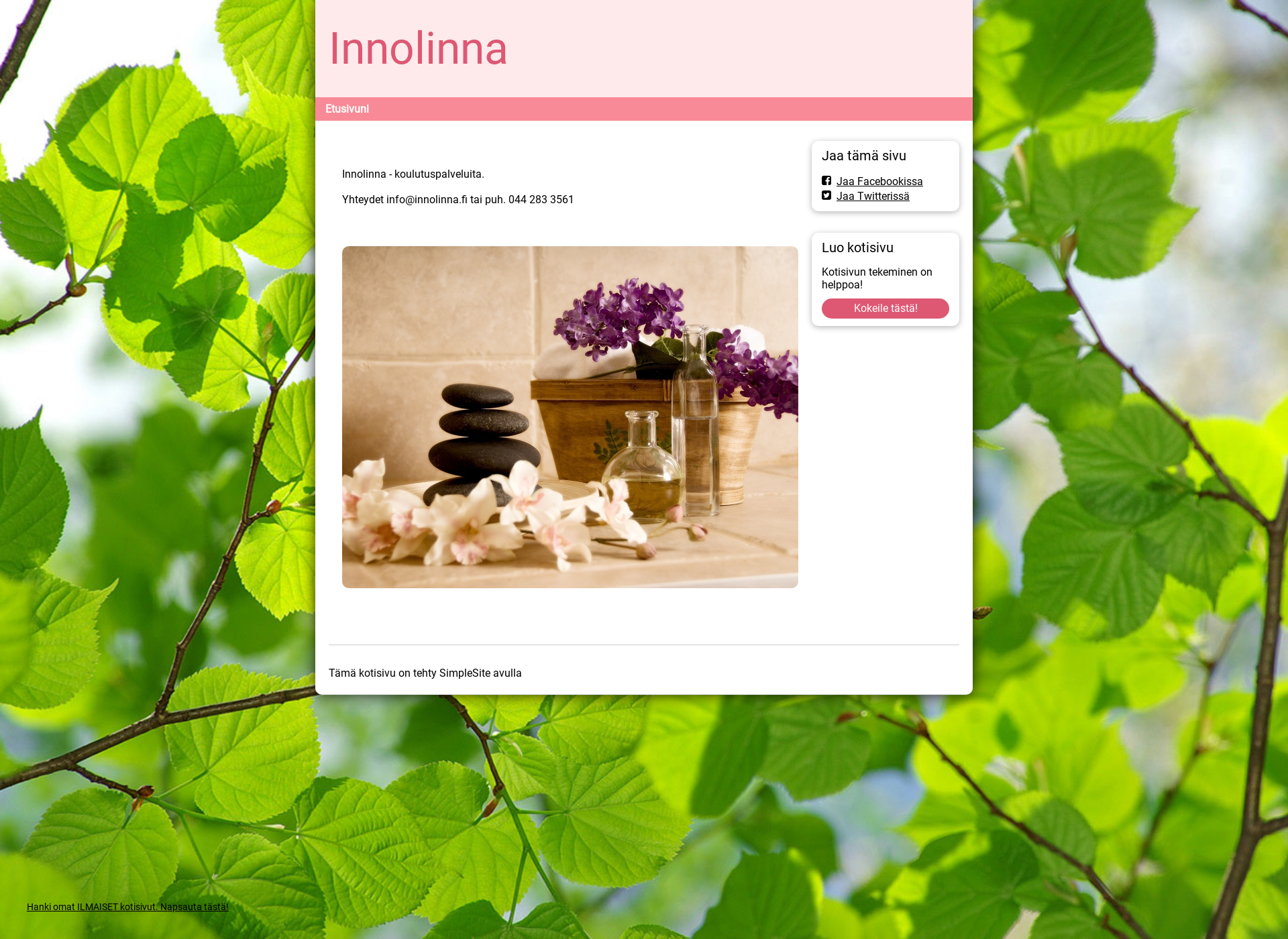 Screenshot for innolinna.fi