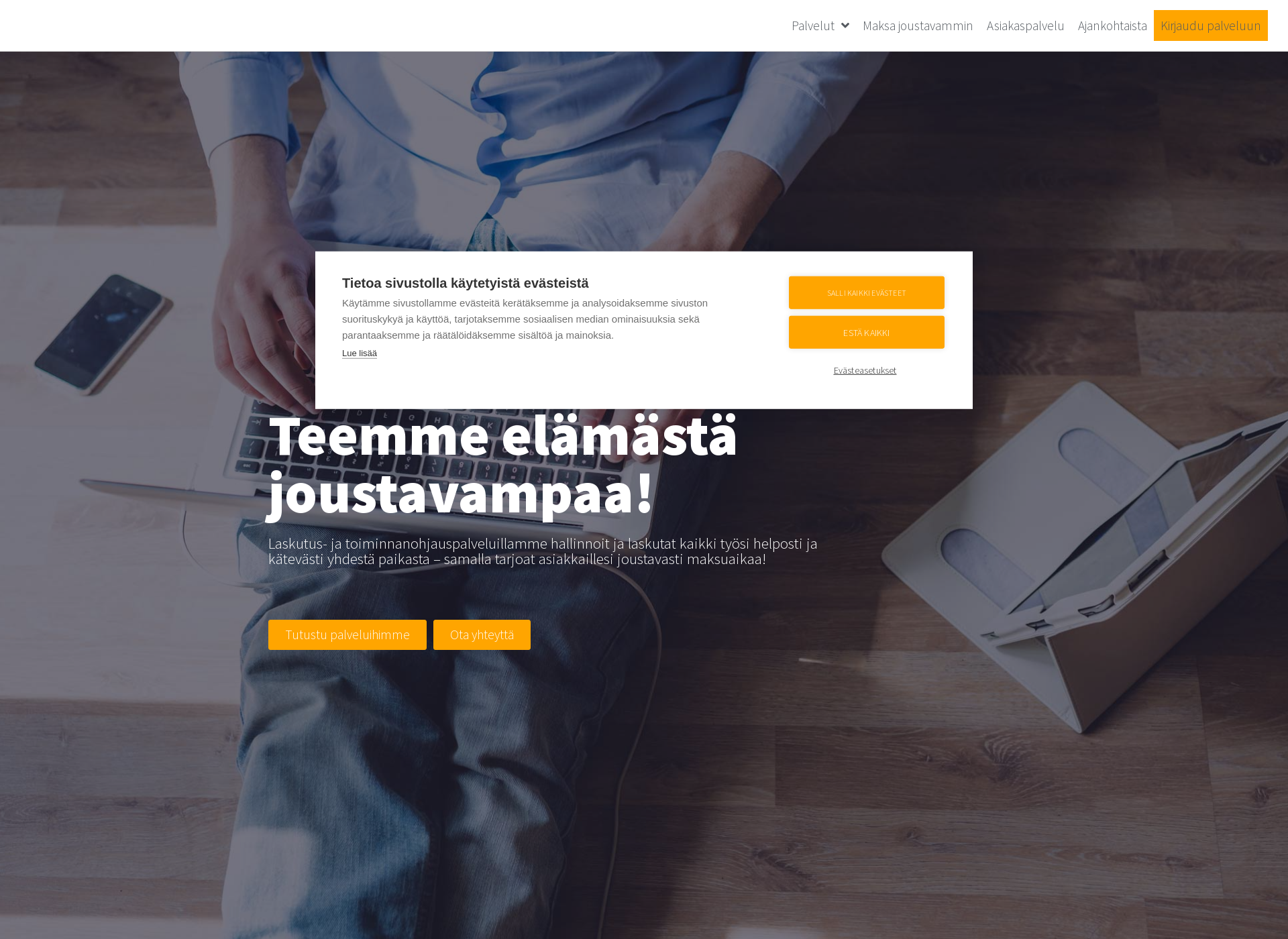 Skärmdump för innorahti.fi