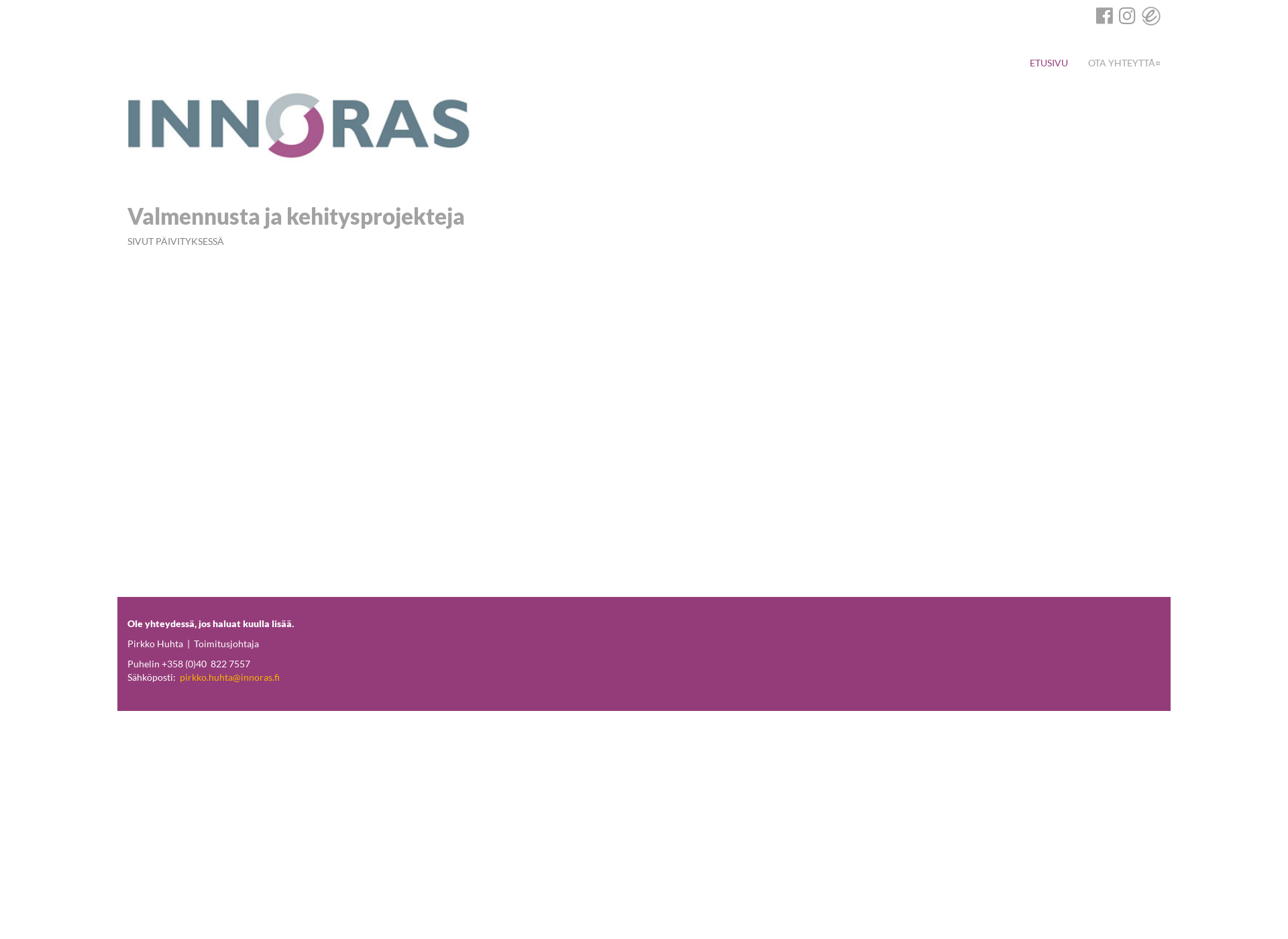 Screenshot for innoras.fi