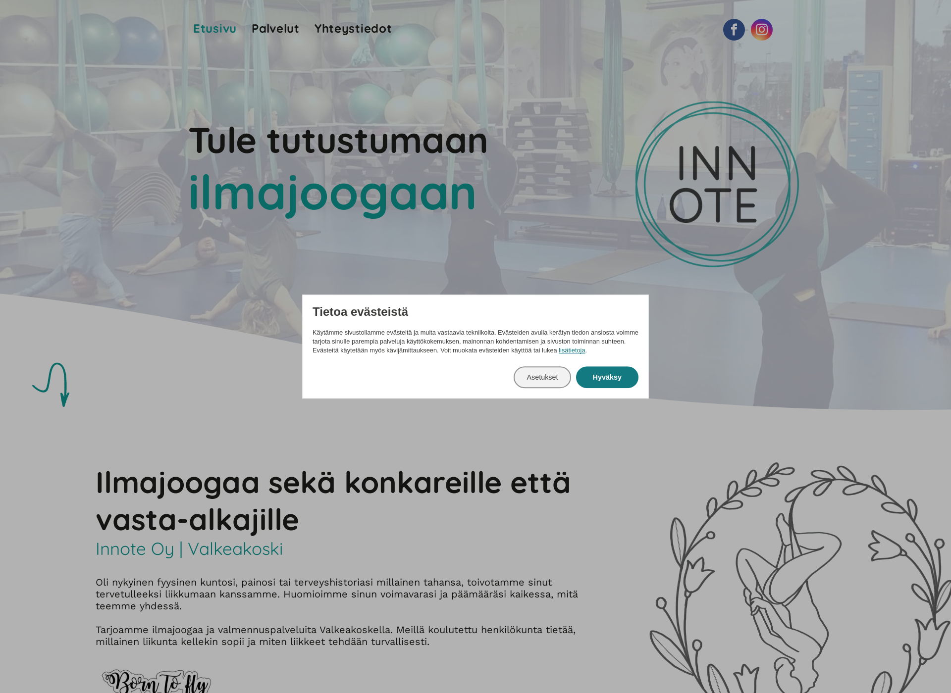 Skärmdump för innote.fi