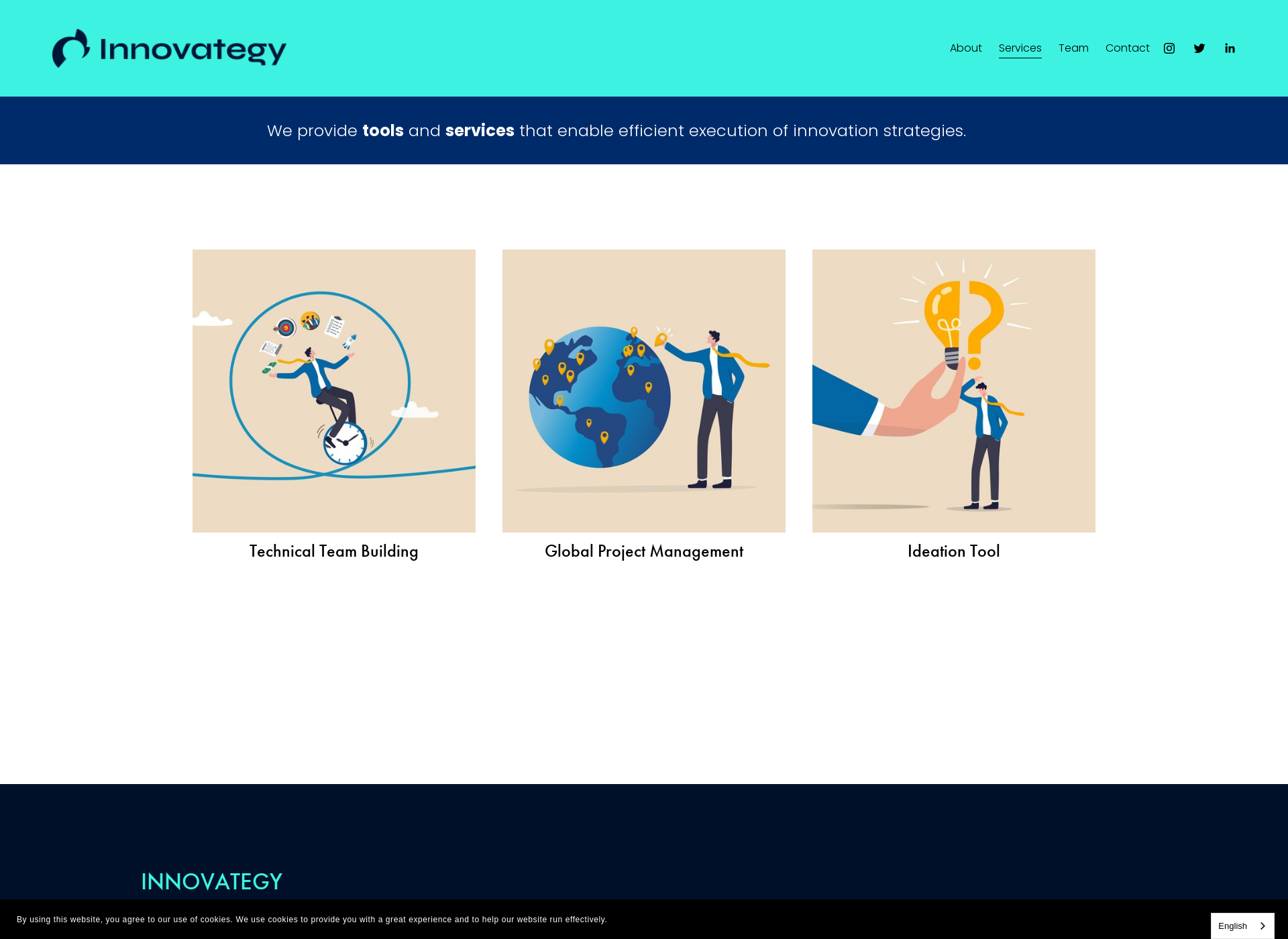 Screenshot for innovategy.com