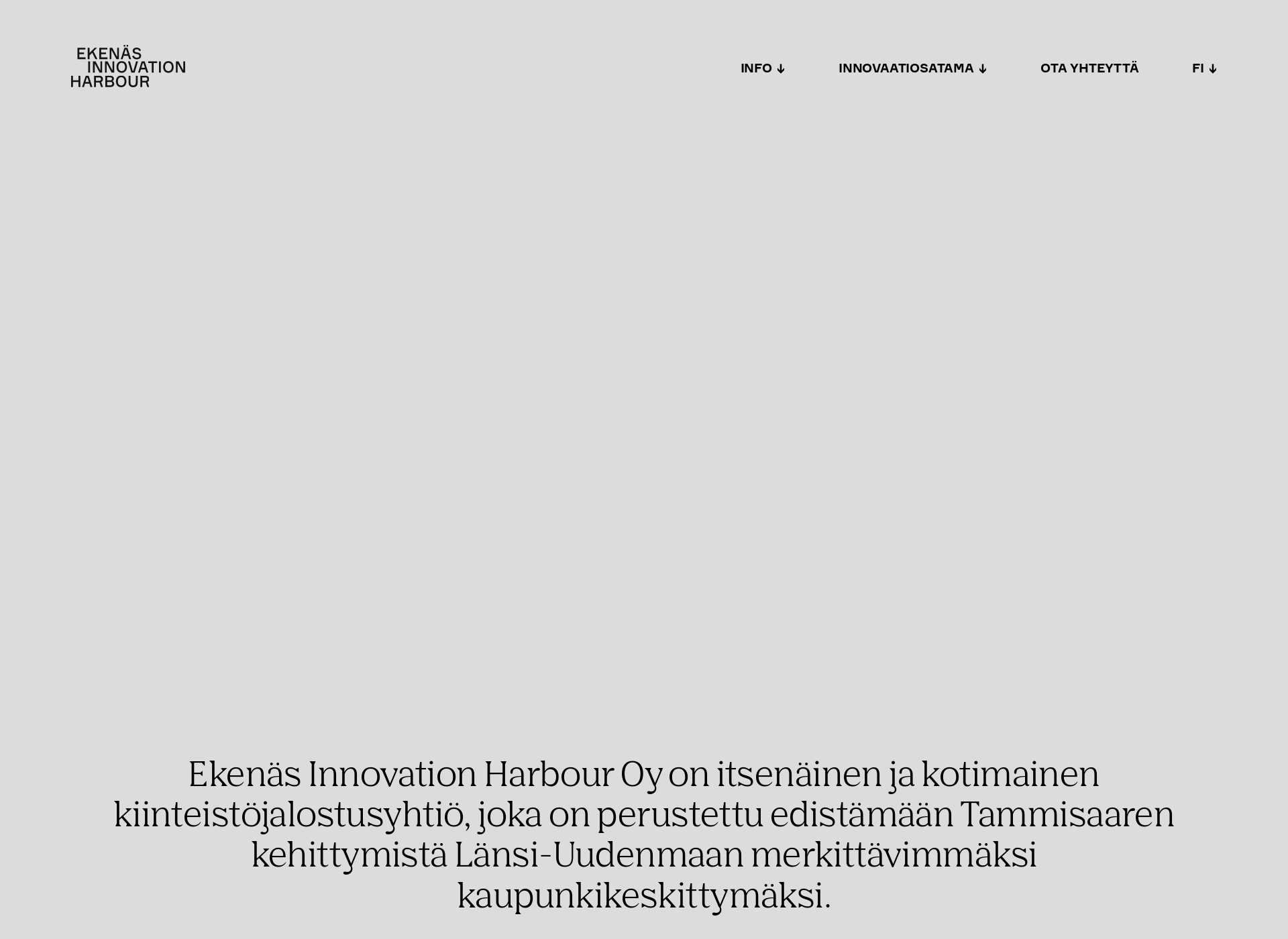 Screenshot for innovationharbour.fi