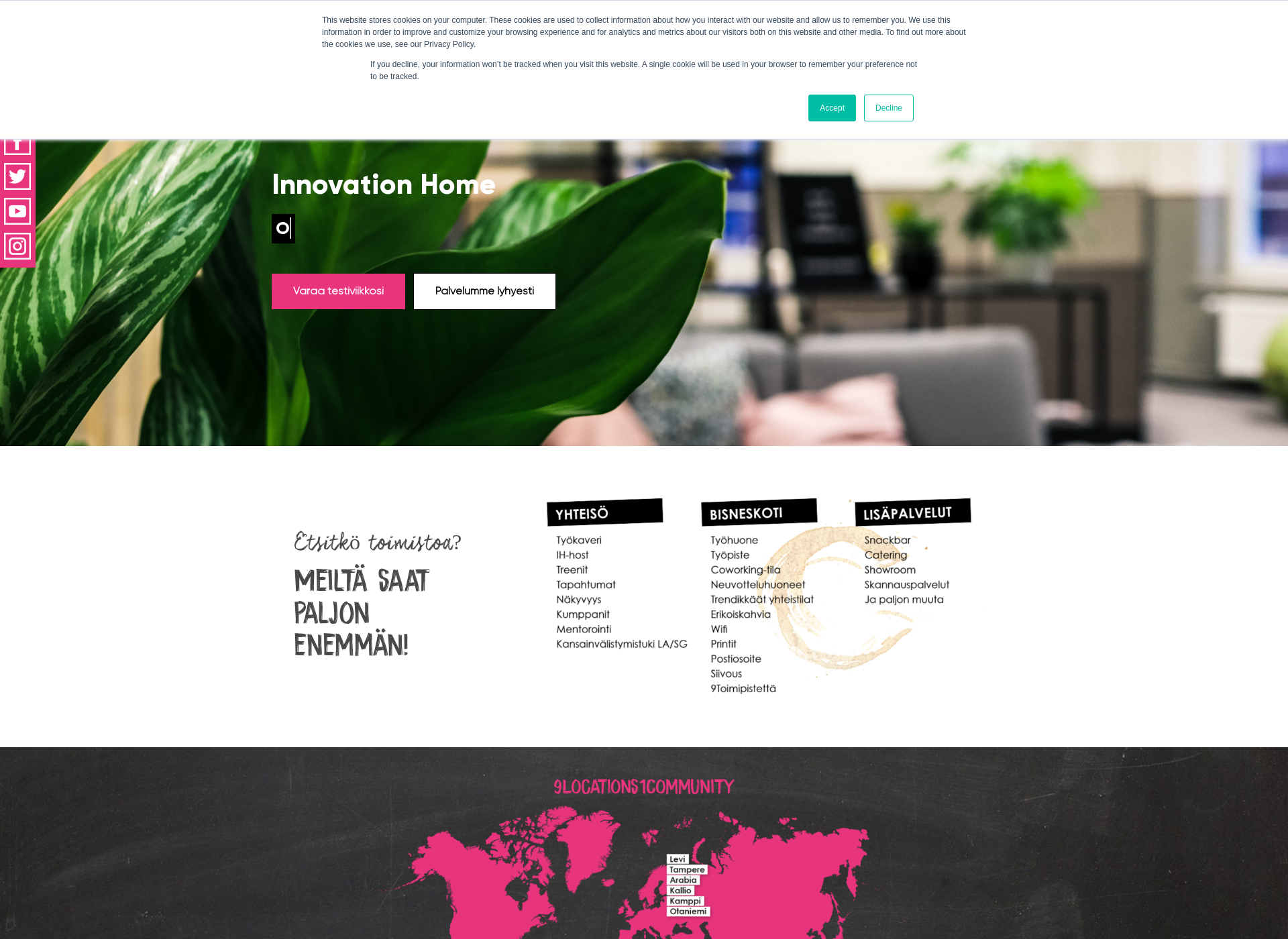 Skärmdump för innovationhouse.fi