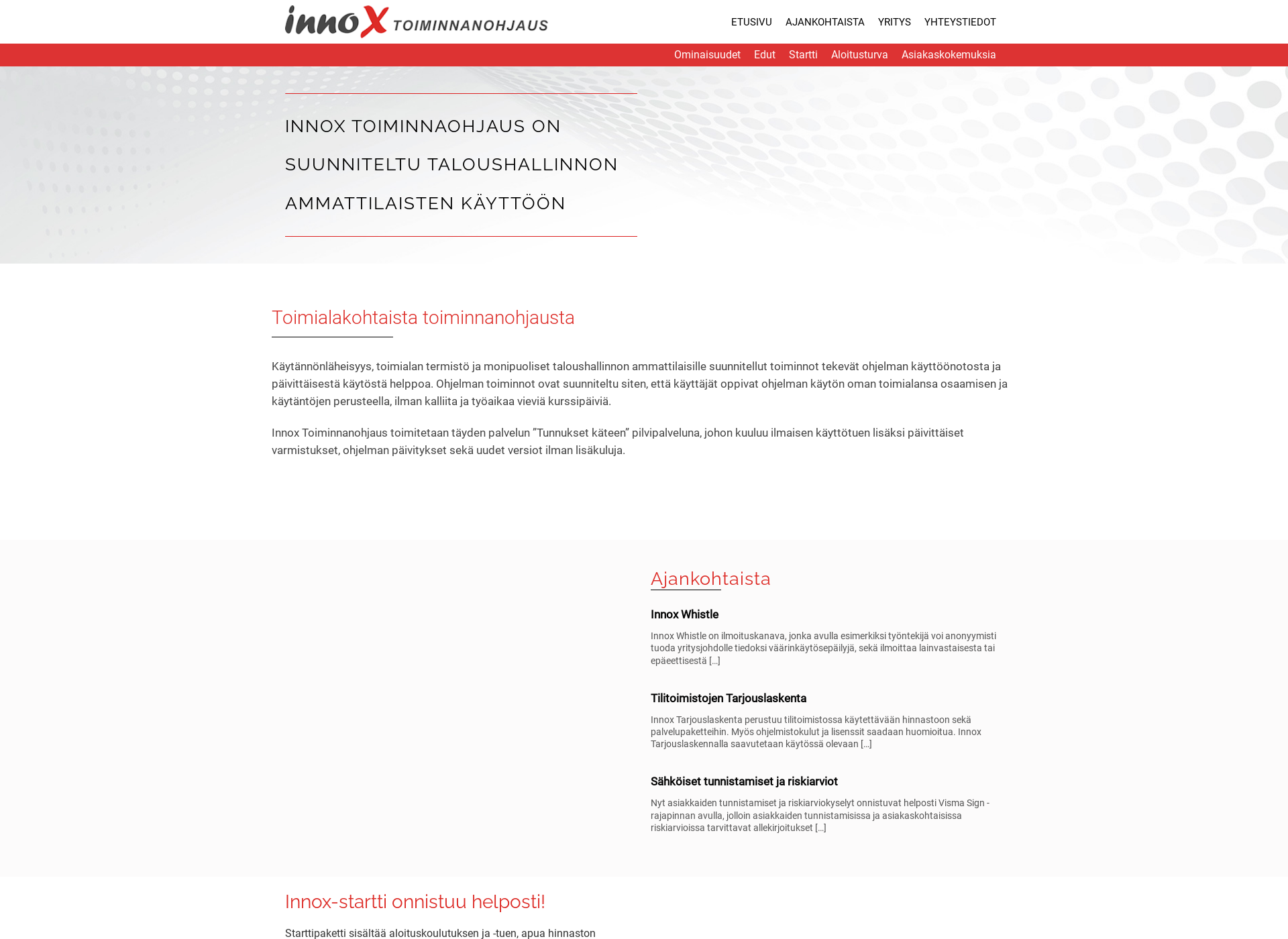 Screenshot for innox.fi
