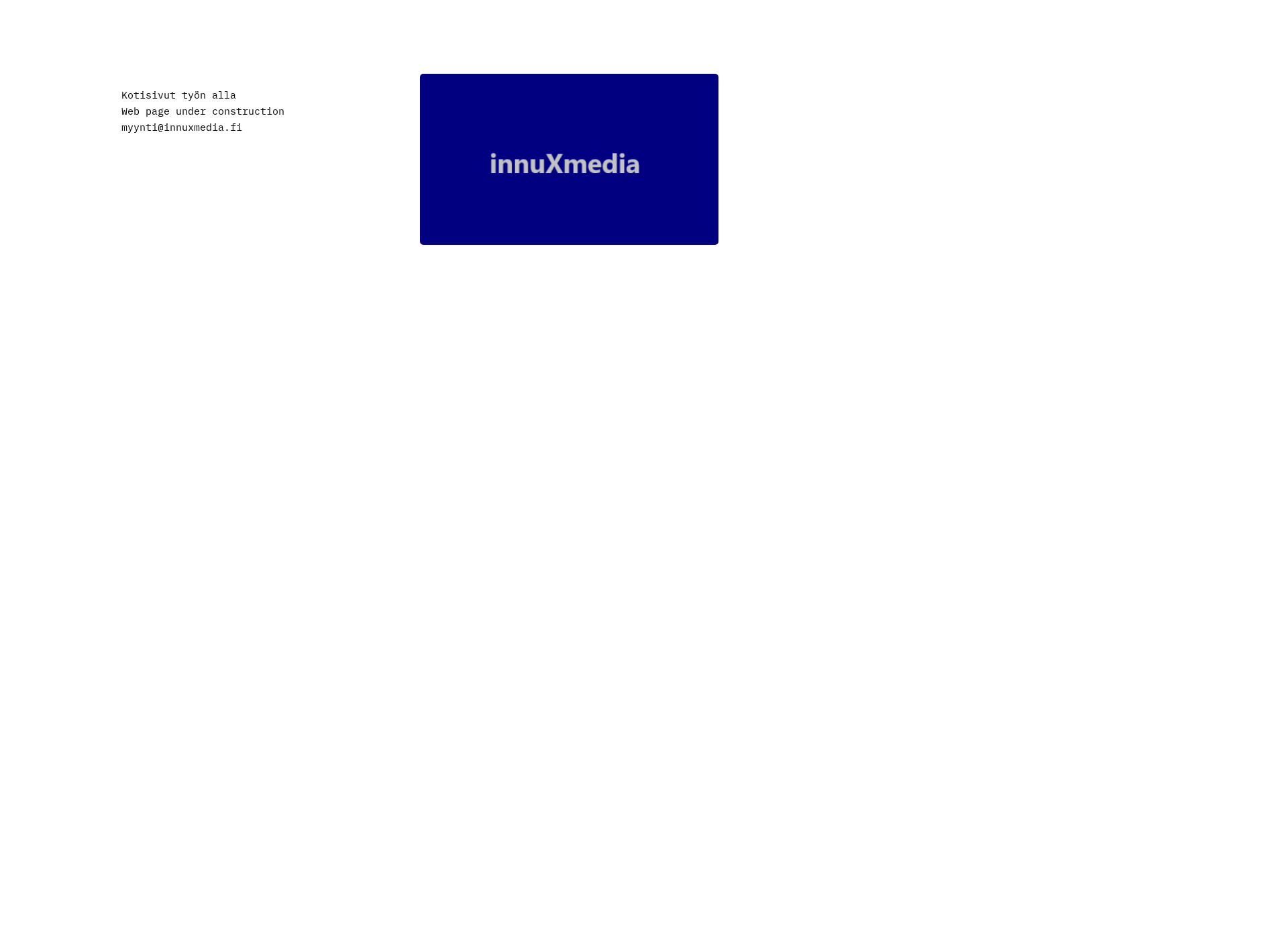 Screenshot for innuxmedia.fi