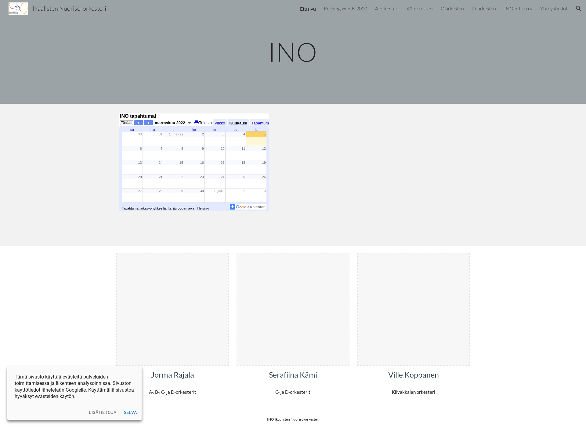 Screenshot for ino.fi