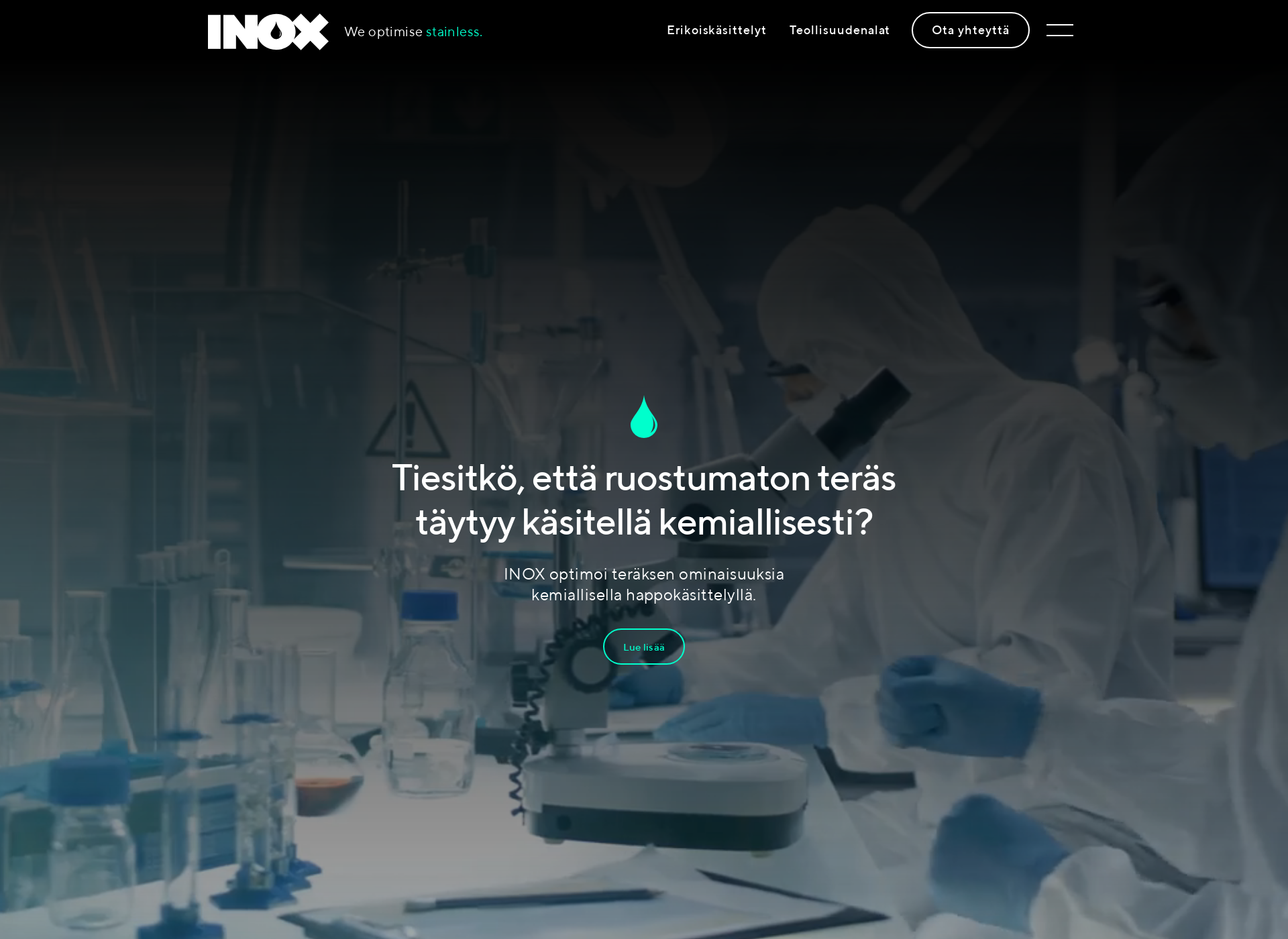 Skärmdump för inox.fi