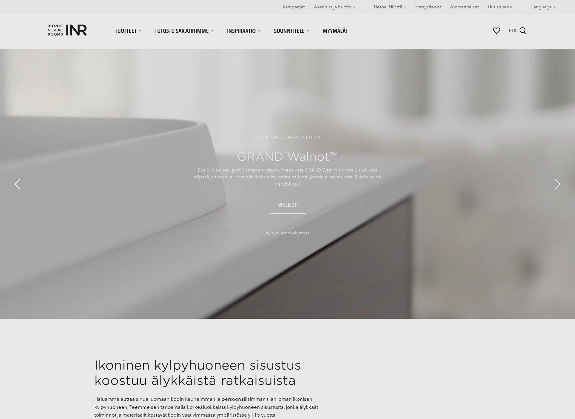 Screenshot for inredningsglas.fi