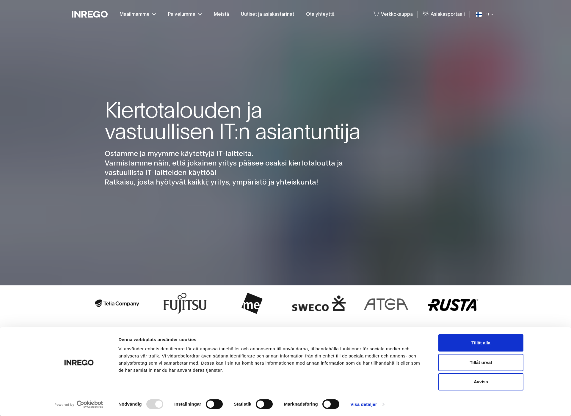 Screenshot for inrego.fi