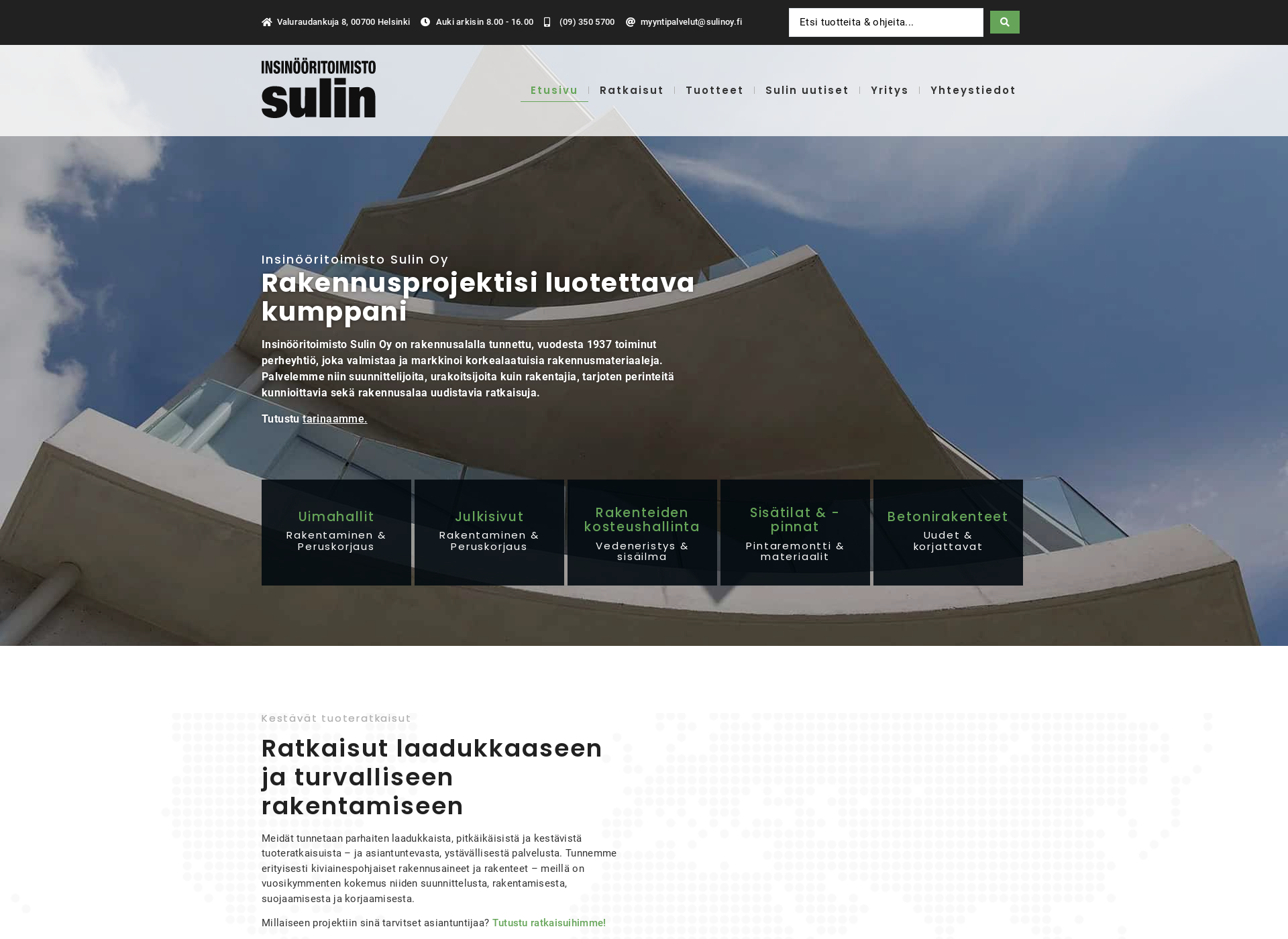 Screenshot for insinooritoimistosulin.fi