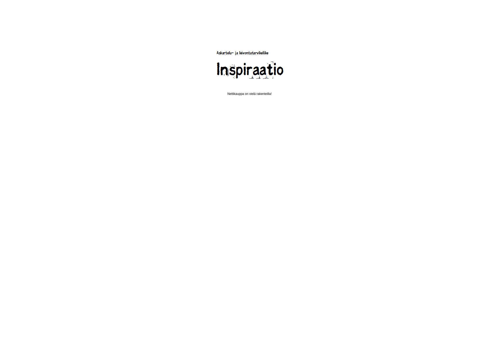 Screenshot for inspiraatioverkkokauppa.fi