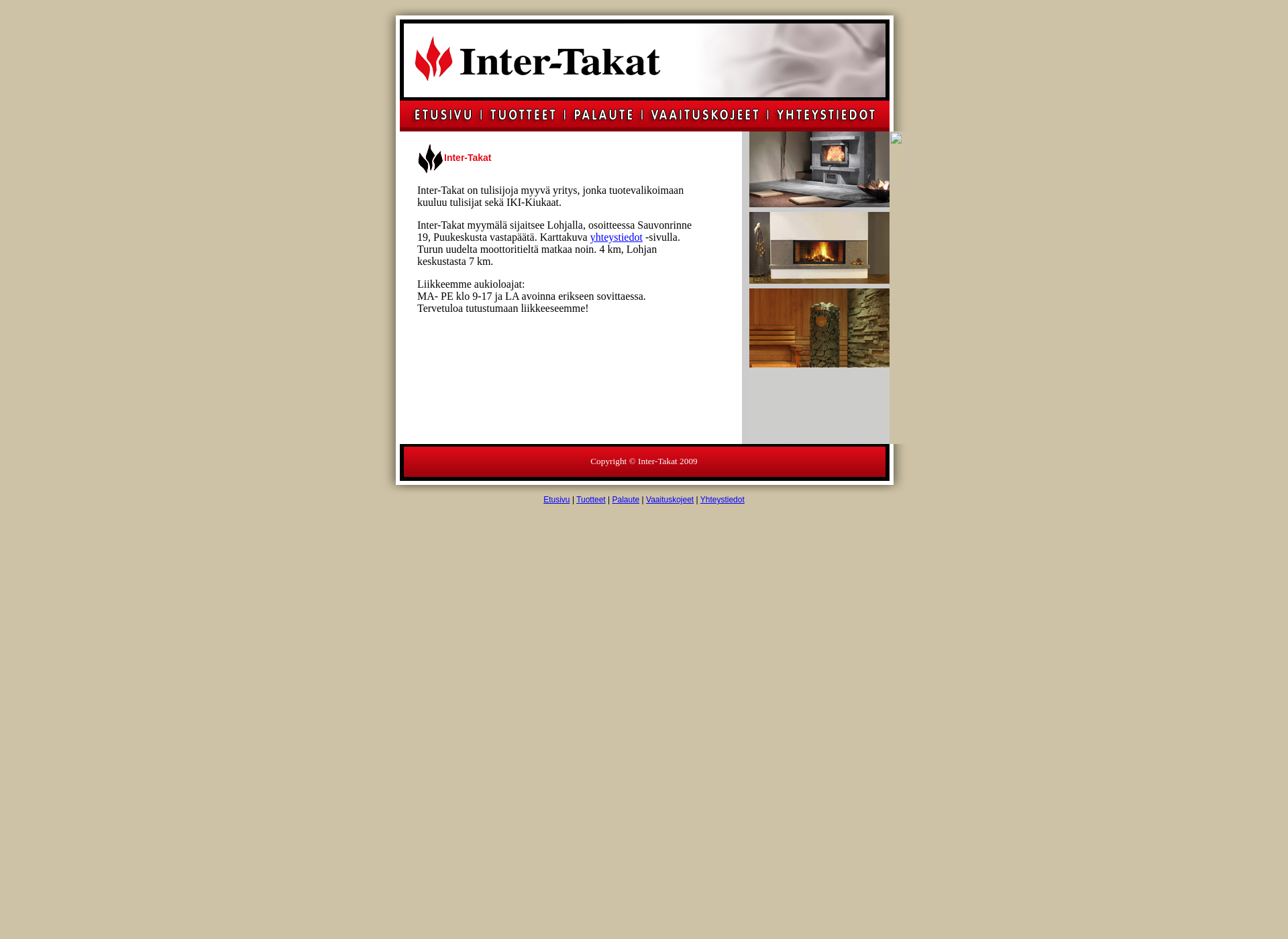 Skärmdump för inter-takat.com