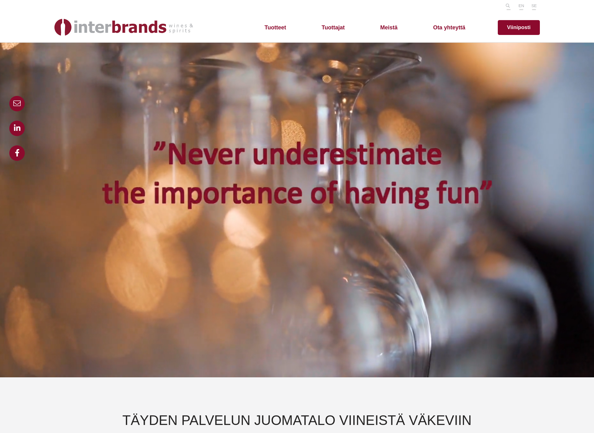 Screenshot for interbrands.fi