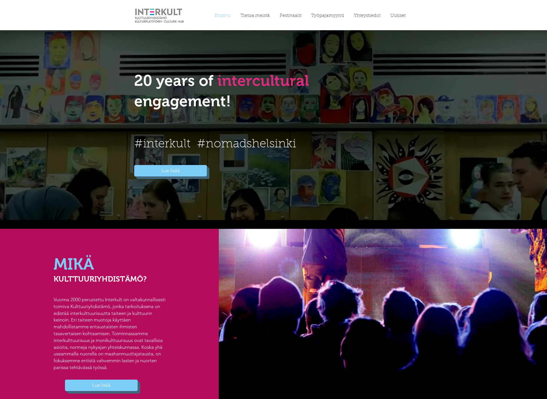 Screenshot for interkult.fi