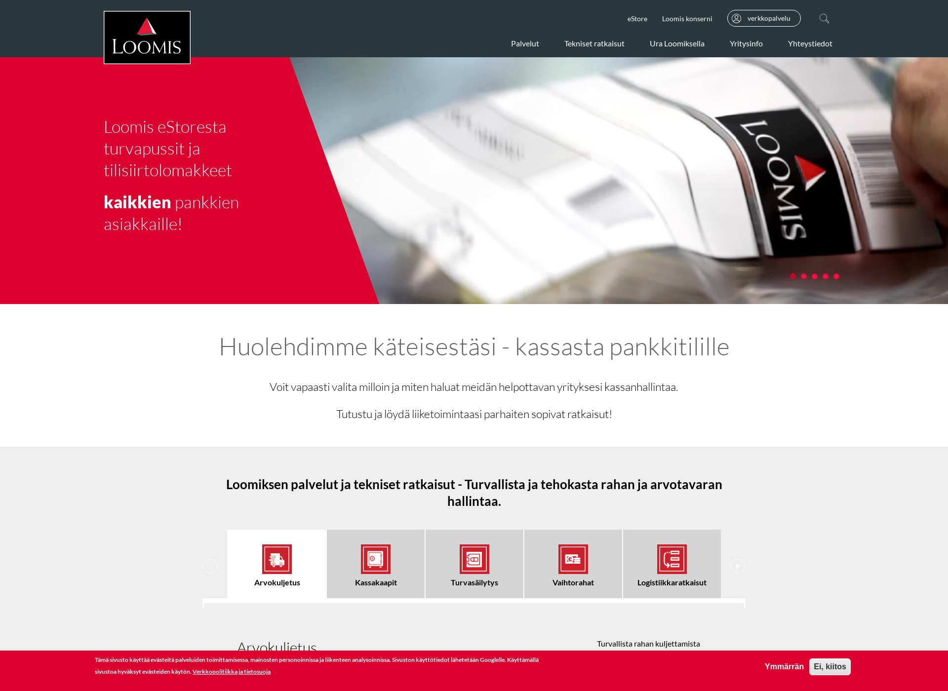 Skärmdump för intermarketing.fi