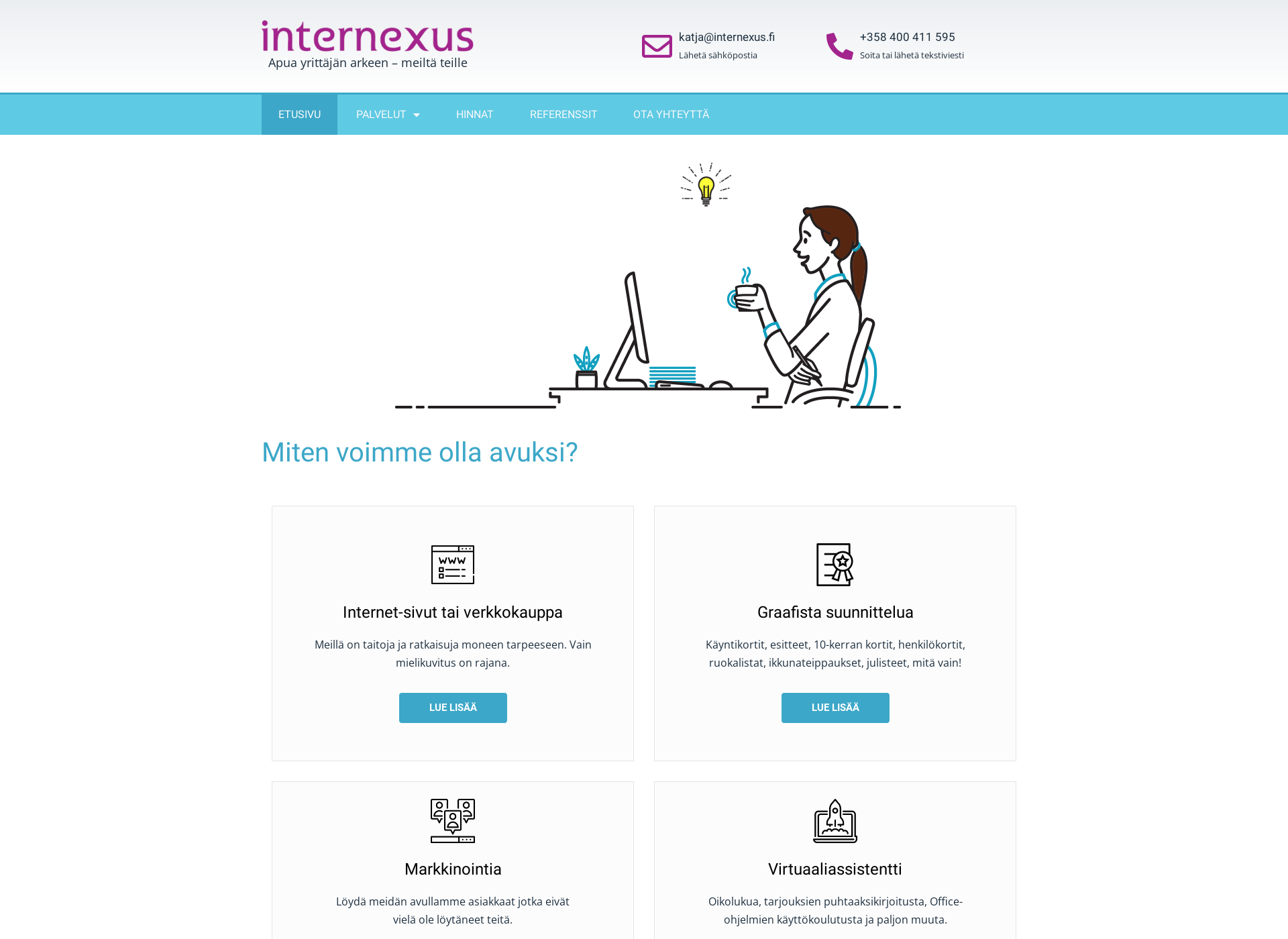 Screenshot for internet-sivut.fi