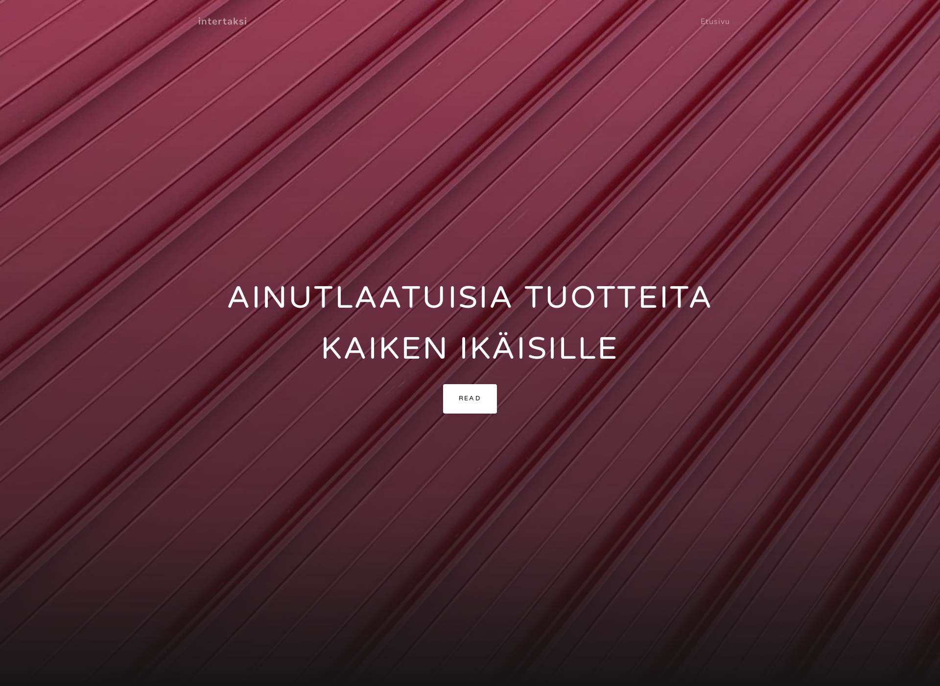 Skärmdump för intertaksi.fi