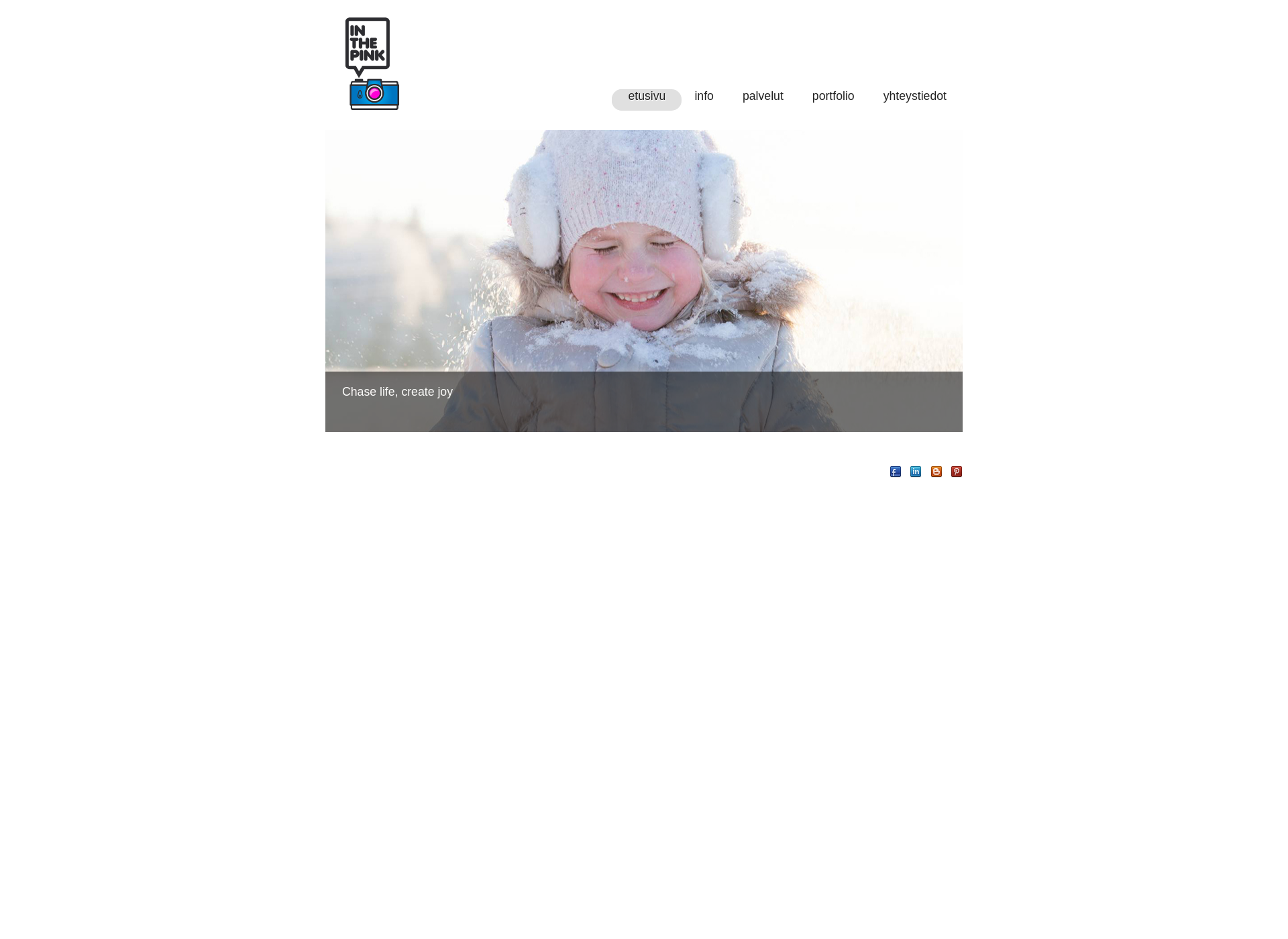 Skärmdump för inthepink.fi