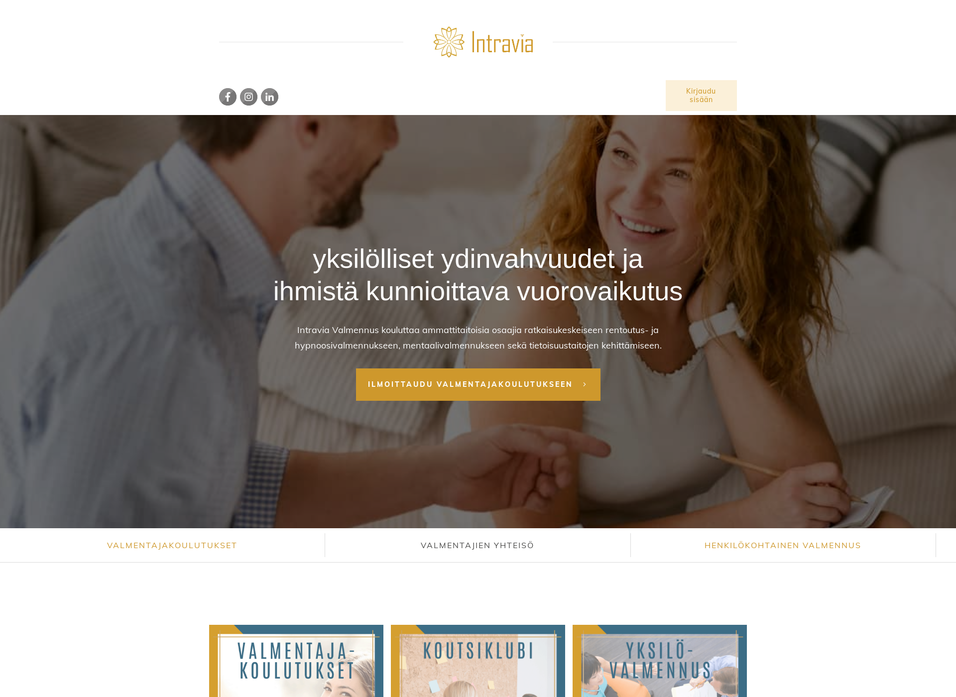 Screenshot for intravia.fi