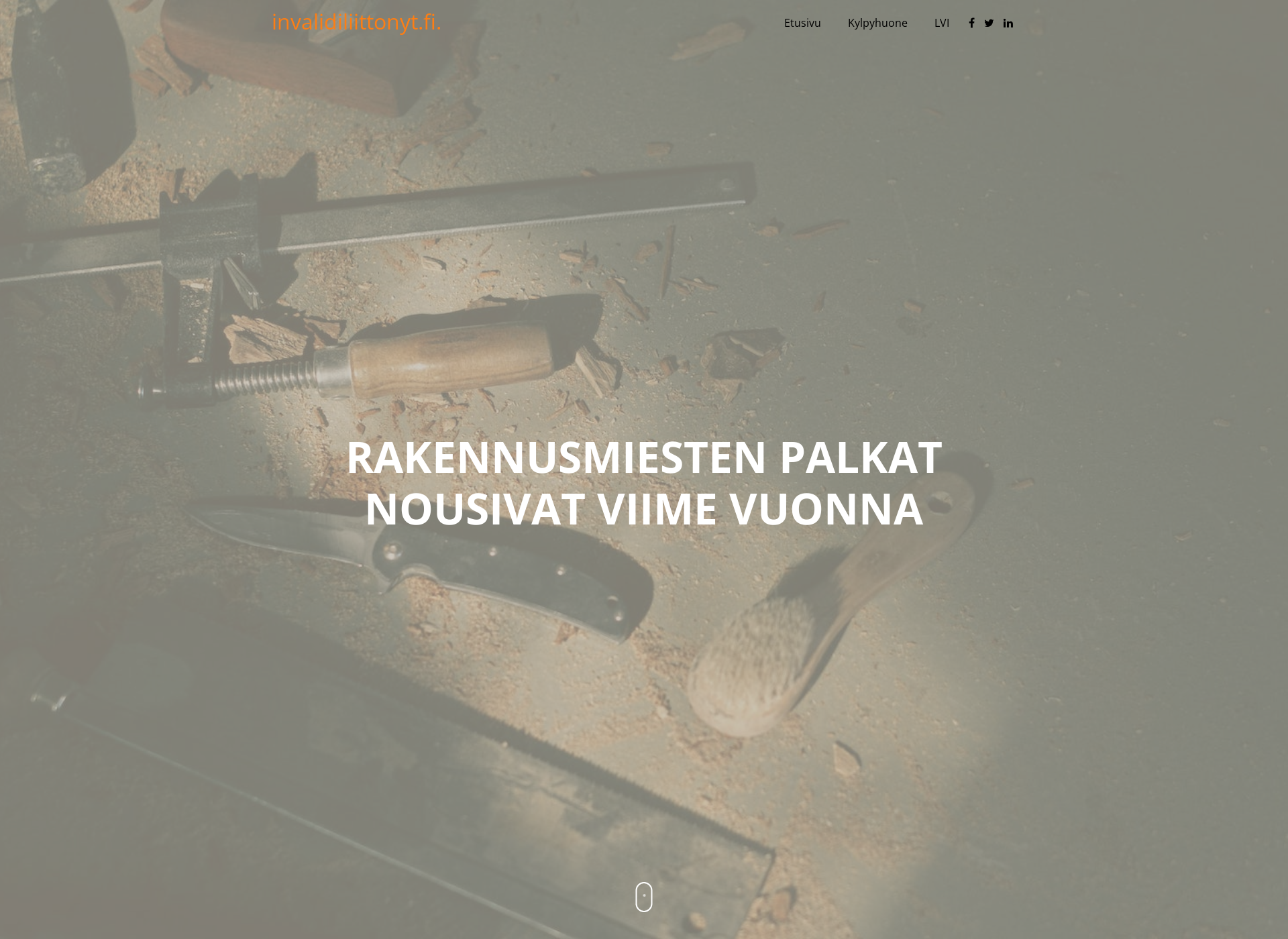 Screenshot for invalidiliittonyt.fi