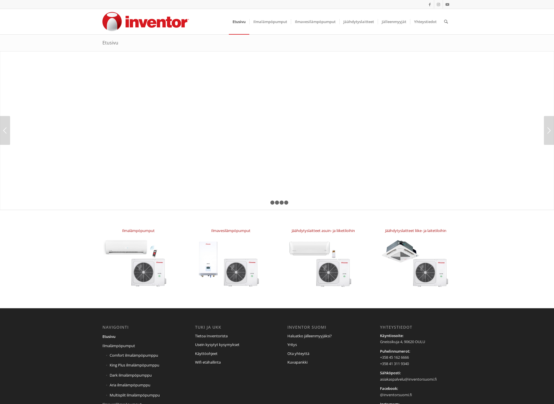 Screenshot for inventorsuomi.fi