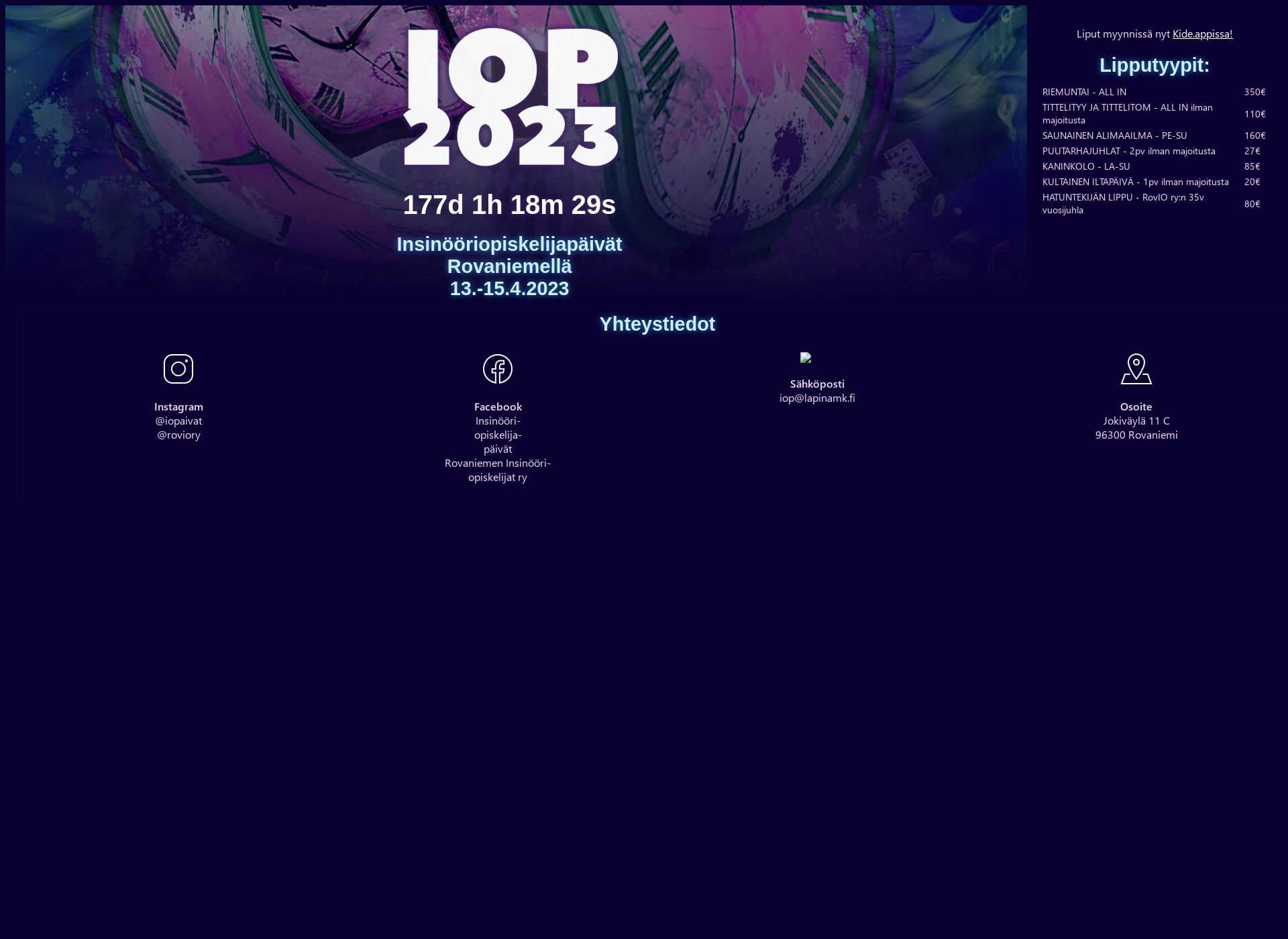 Screenshot for iop.fi