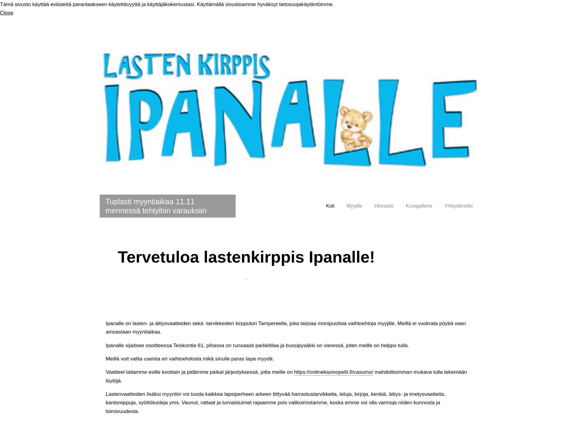 Screenshot for ipanalle.fi
